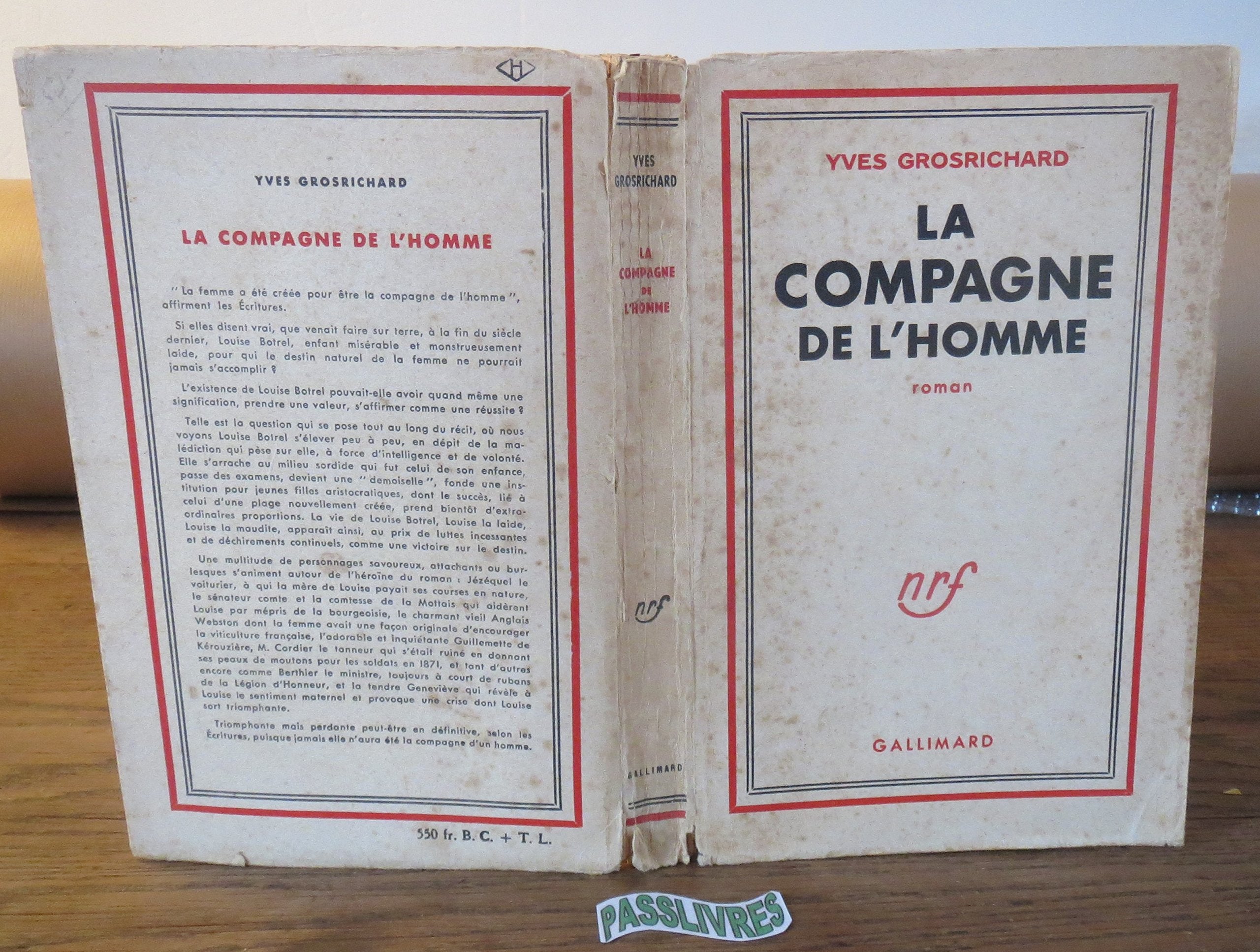 La compagne de l'homme 9782070229758