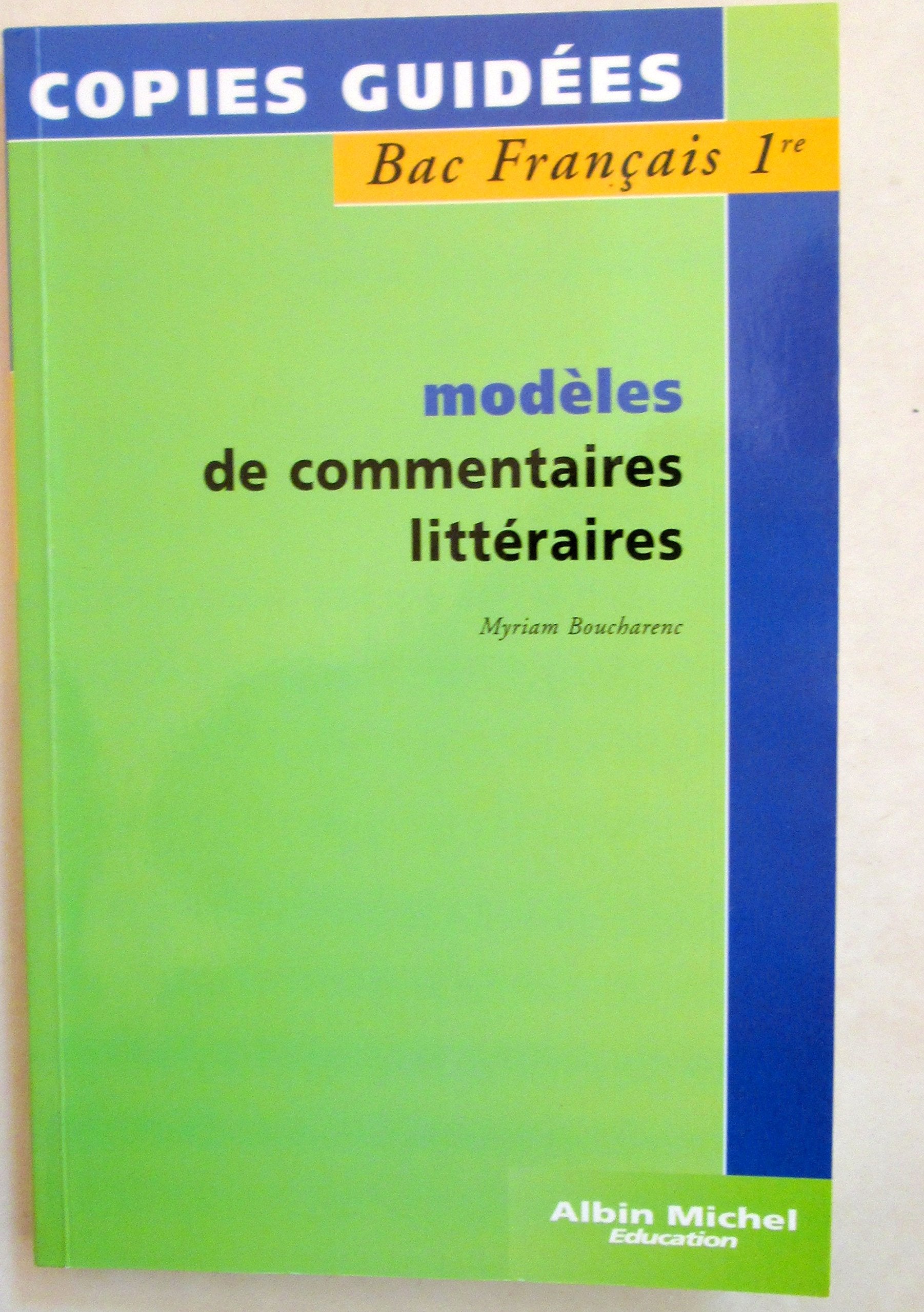 Modèles de commentaires littéraires 9782226080264