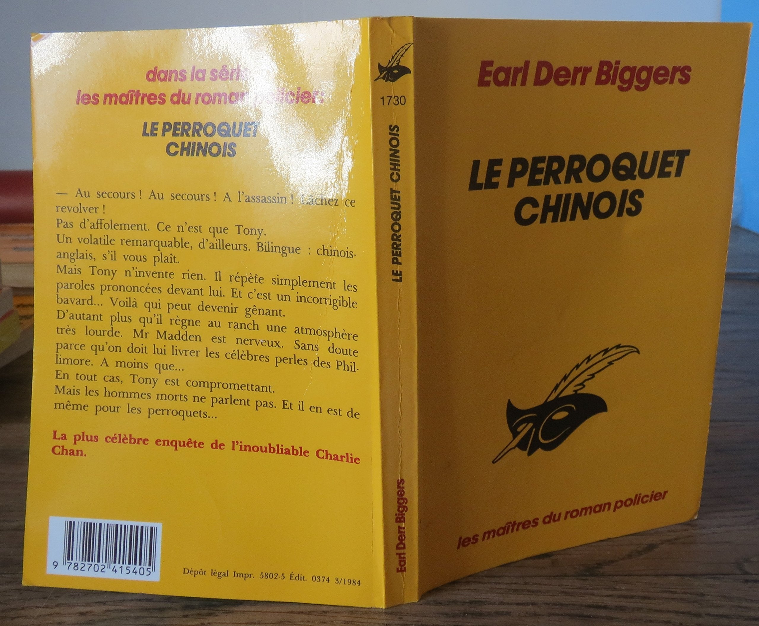 LE PERROQUET CHINOIS 9782702415405