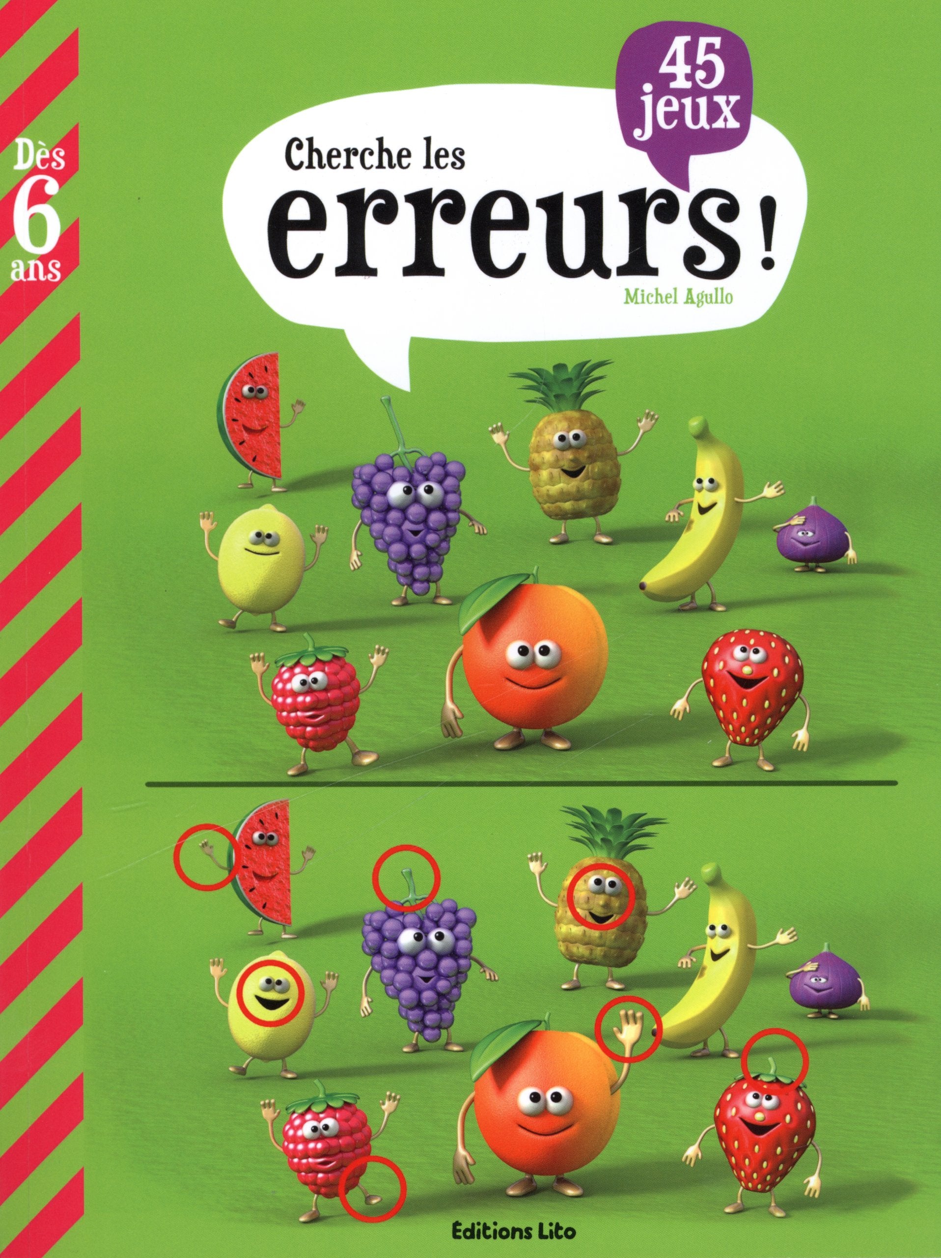 Mon Grand Livre de Jeux : Cherche les Erreurs ! - Dès 6 ans 9782244800493