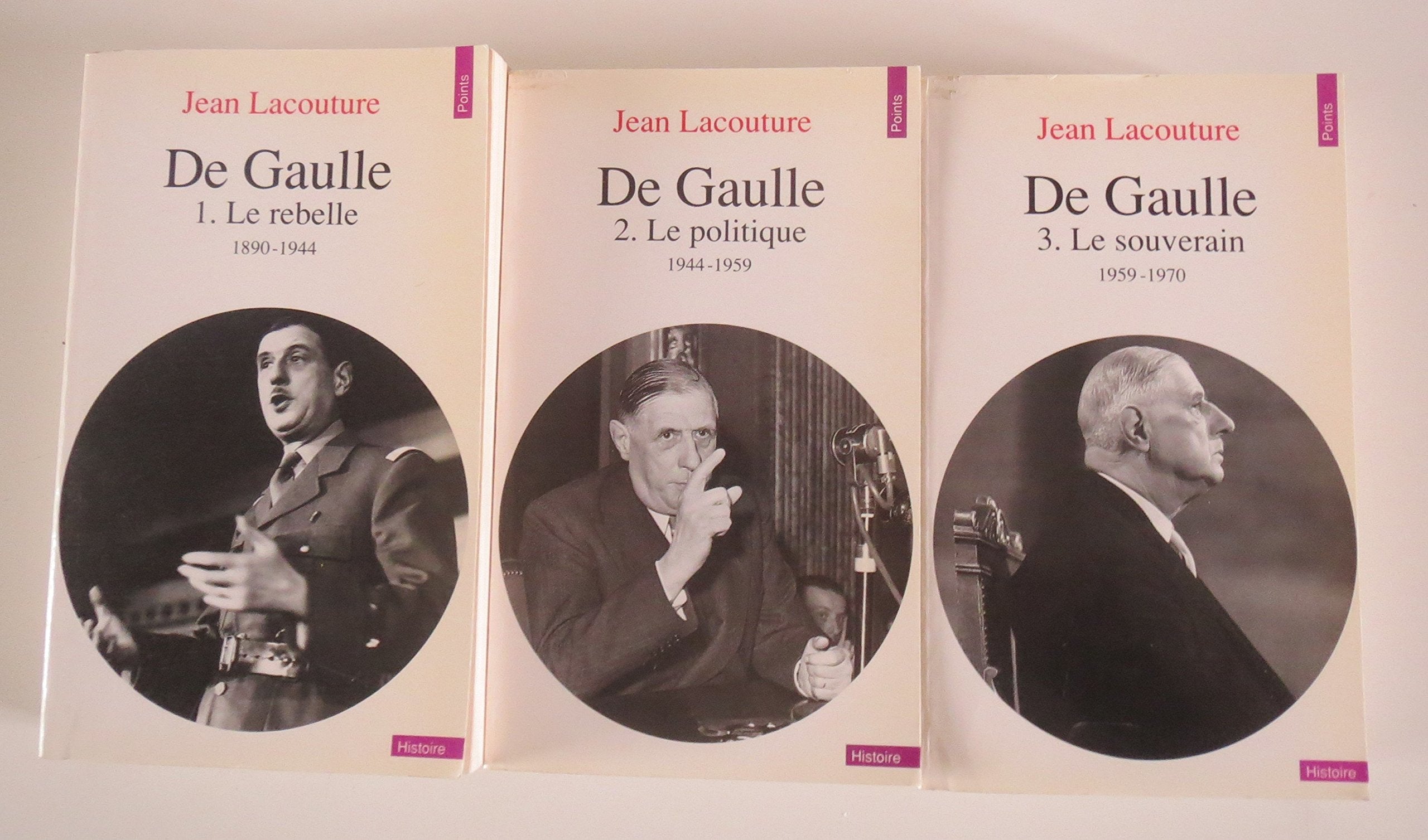 De Gaulle Coffret 3 Volumes : Volume 1, Le Rebelle (1890-1944). Volume 2, Le Politique (1944-1959). Volume 3, Le Souverain (1959-1970 9782020121330