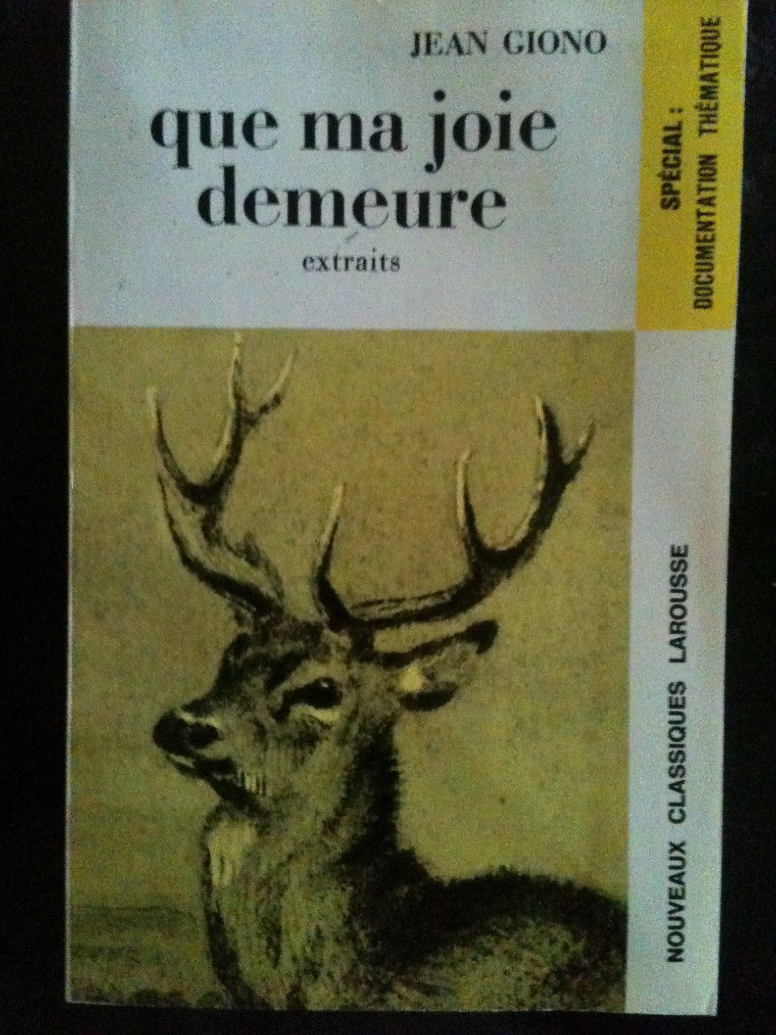 Que Ma Joie Demeure. Extraits 9782038700558