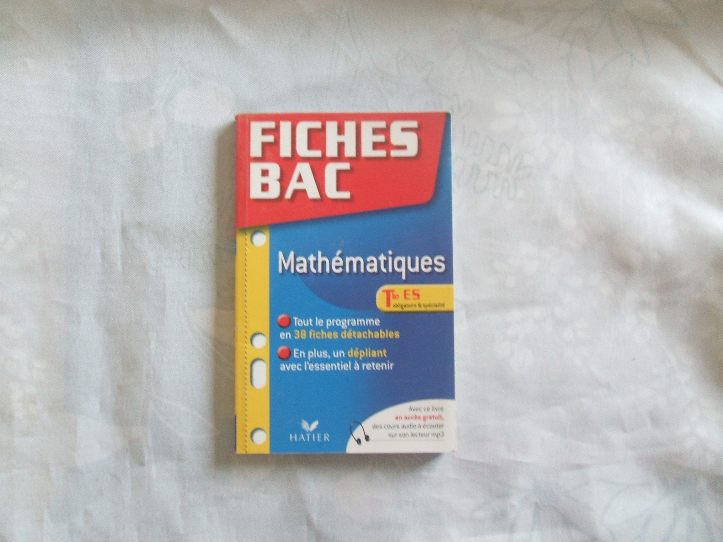 Mathématiques Tle ES, obligatoire et spécialité 9782218935459