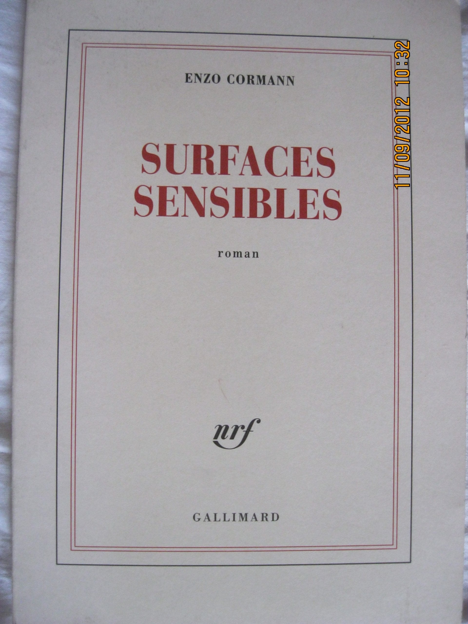 Surfaces sensibles 9782070785599