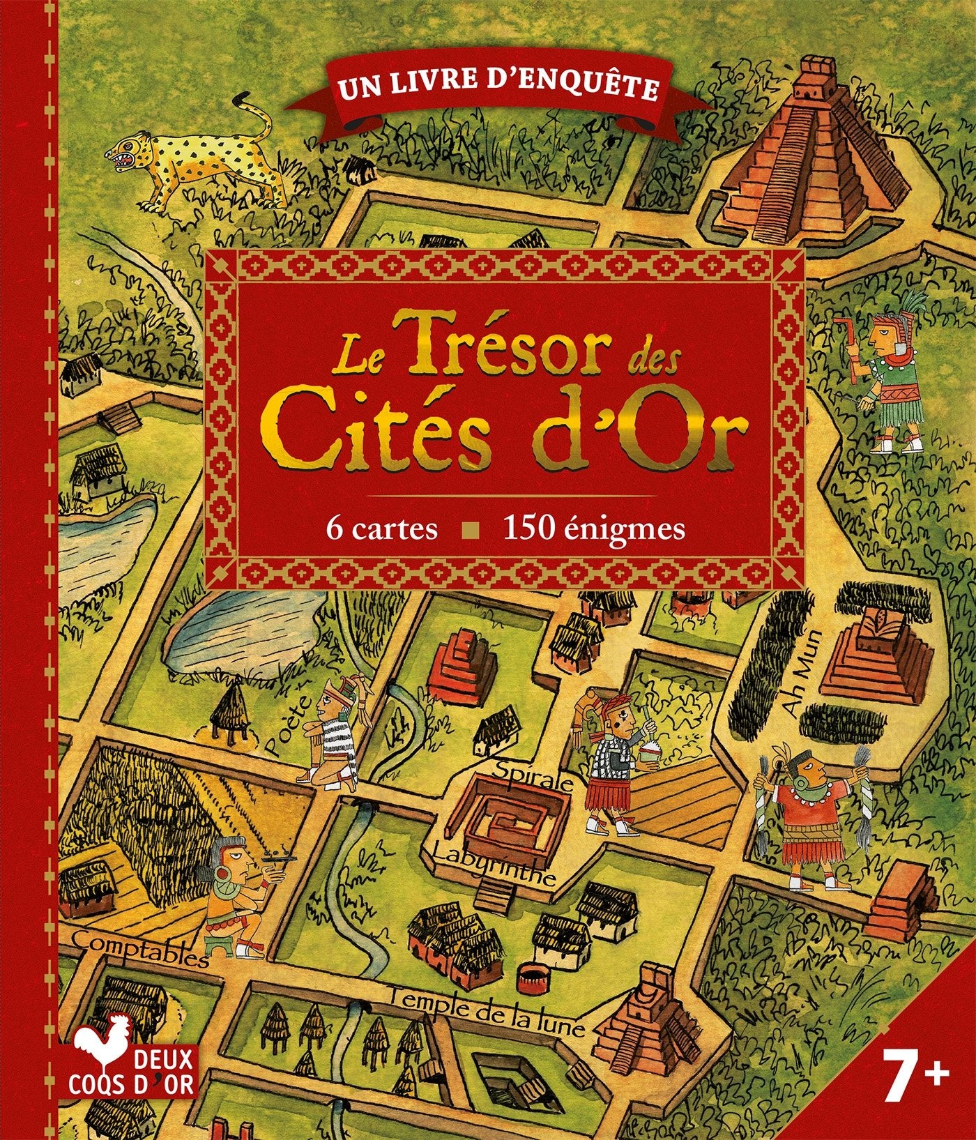 Le trésor des cités d'or - livre avec cartes et loupe: un livre d'enquête 9782016264157