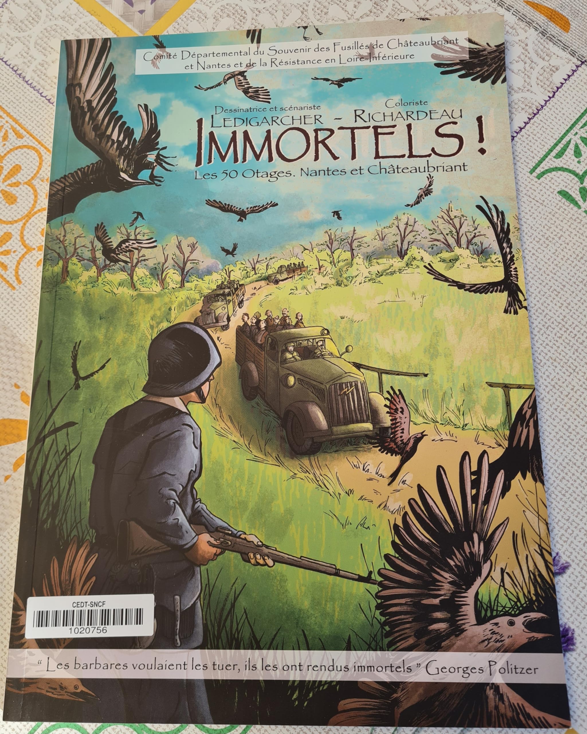 BD IMMORTELS LES 50 OTAGES. NANTES ET CHATEAUBRIANT 9782956979401