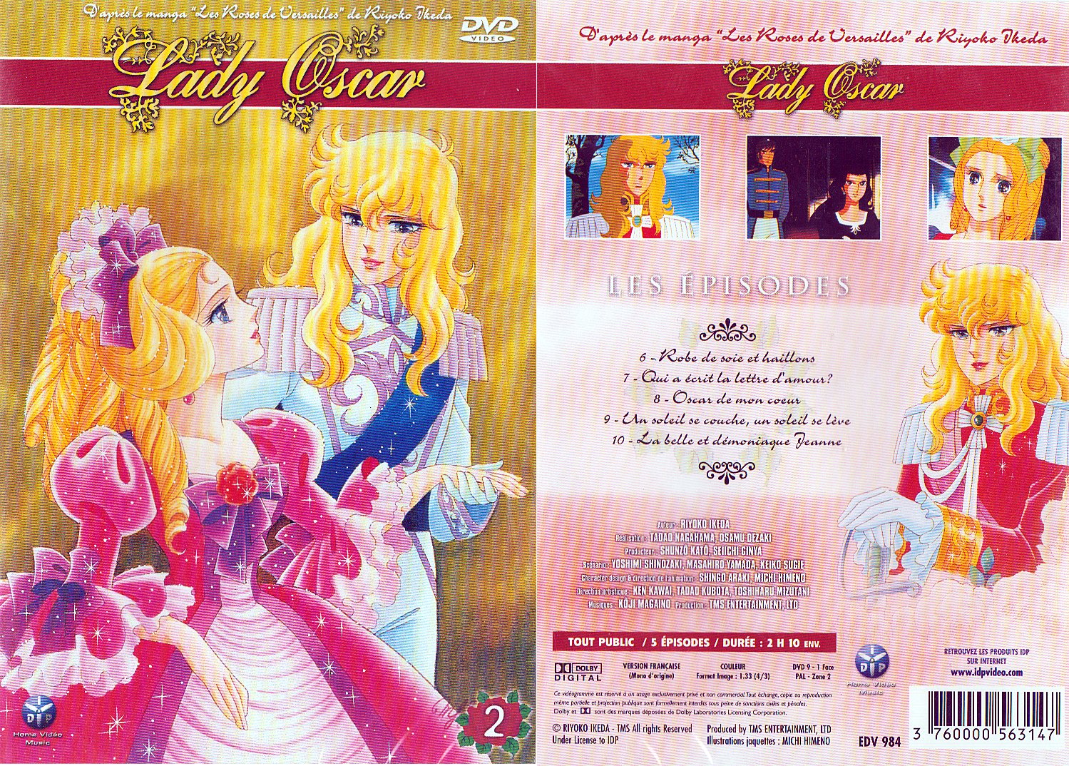 Coffret Lady Oscar - Vol. 2 3760000563147