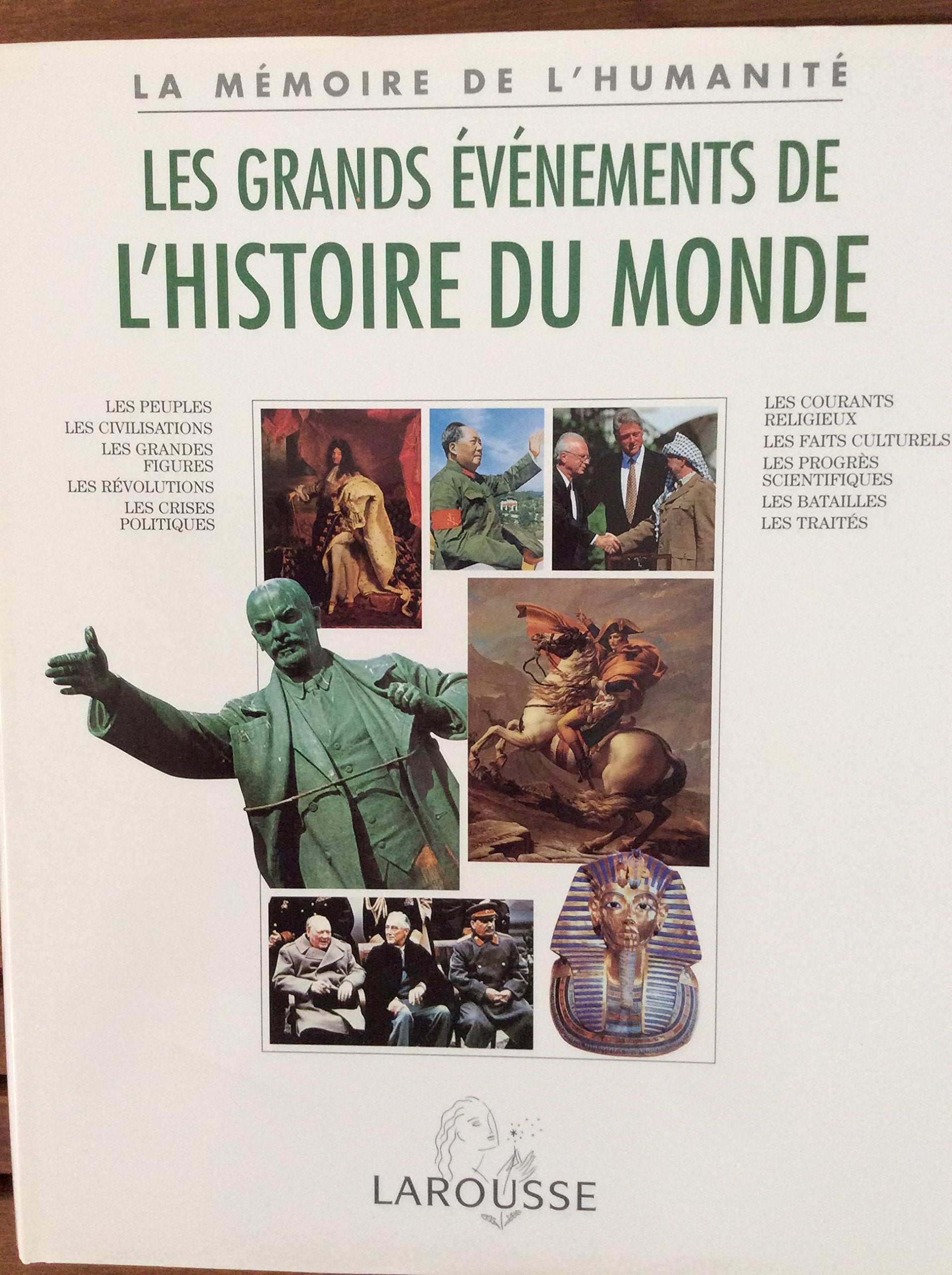 Les grands événements de l'histoire du monde 9782035052063