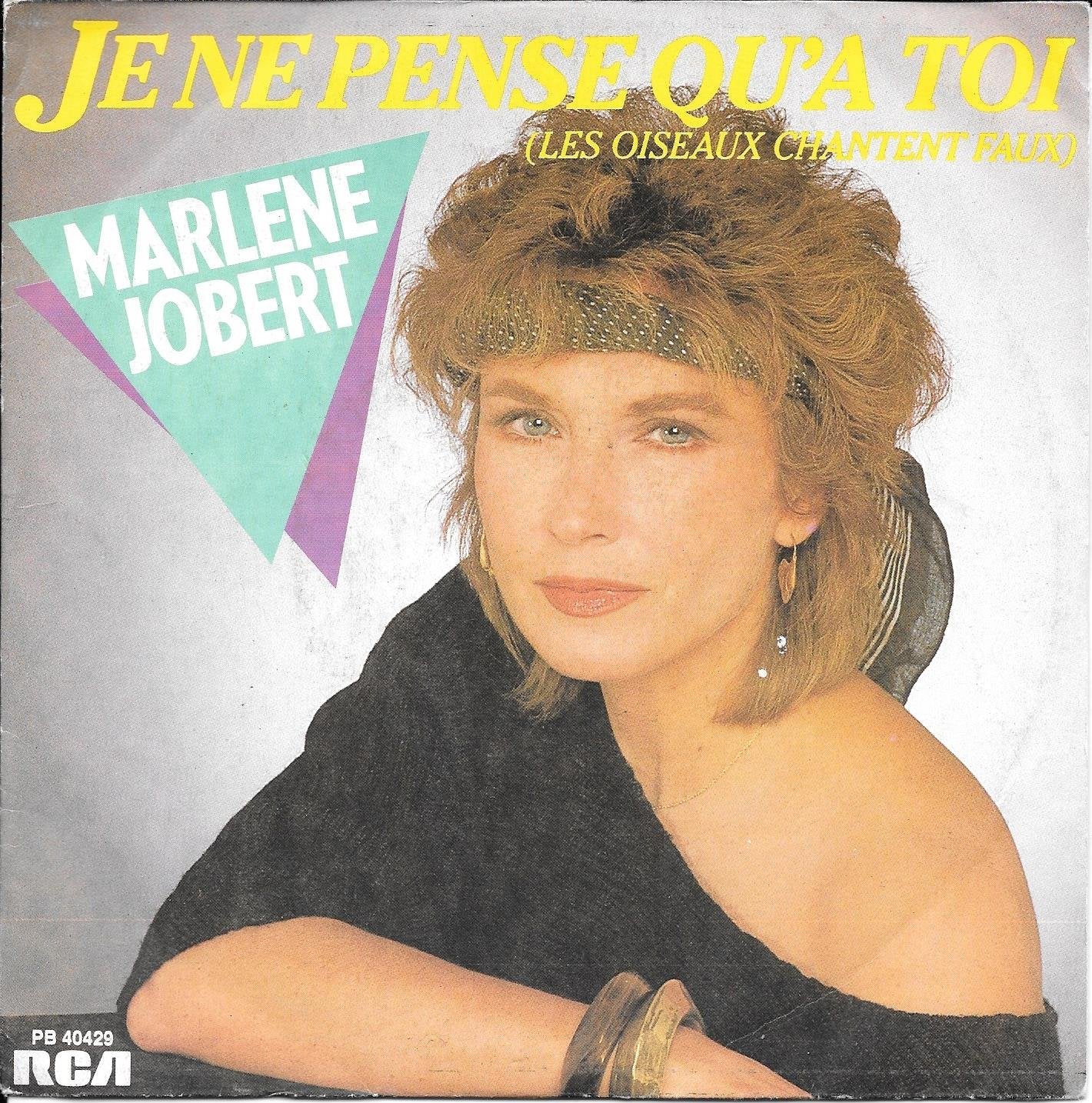 Je ne pense qu'à toi (Les oiseaux chantent faux) / Tout en noir et tout en pastel [Vinyle 45 tours 7"] 5012394042974