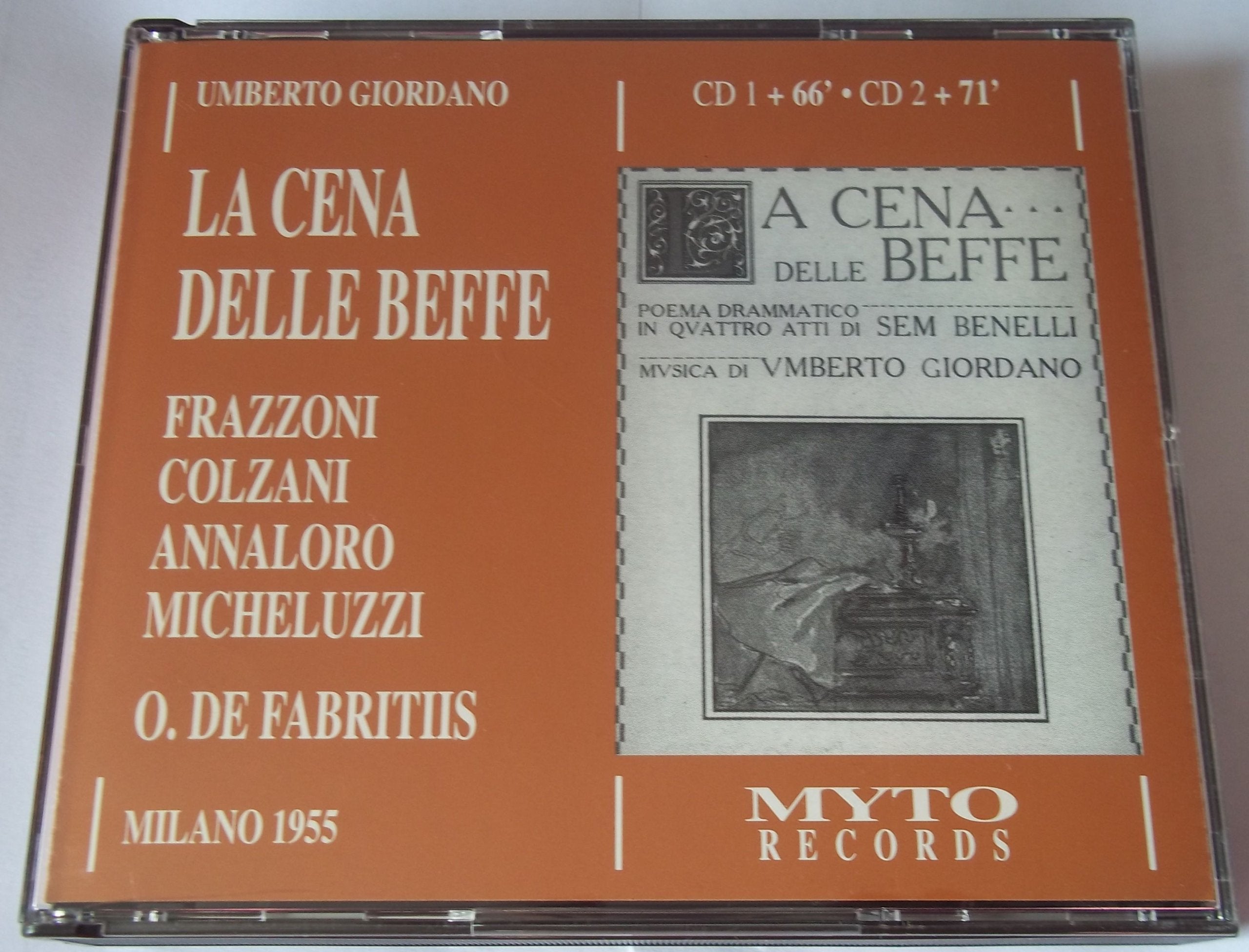 Giordano: La Cena Delle Beffe [Import] 0608974502201
