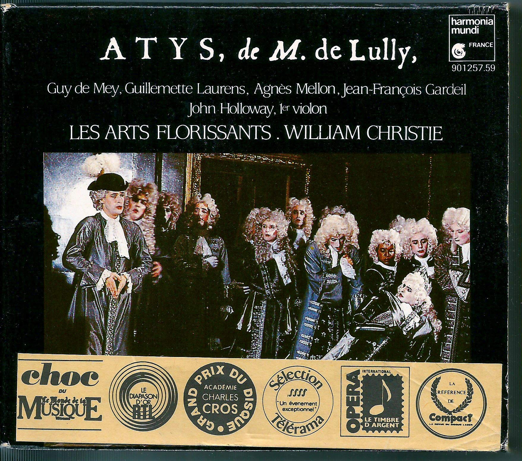 Lully - Atys / Les Arts Florissants, Christie 3149021312574