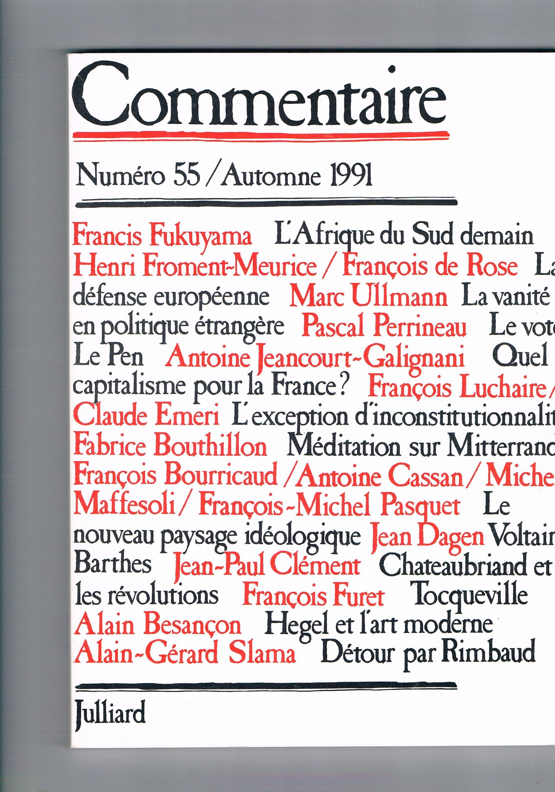 Commentaire N° 55 9782260009450