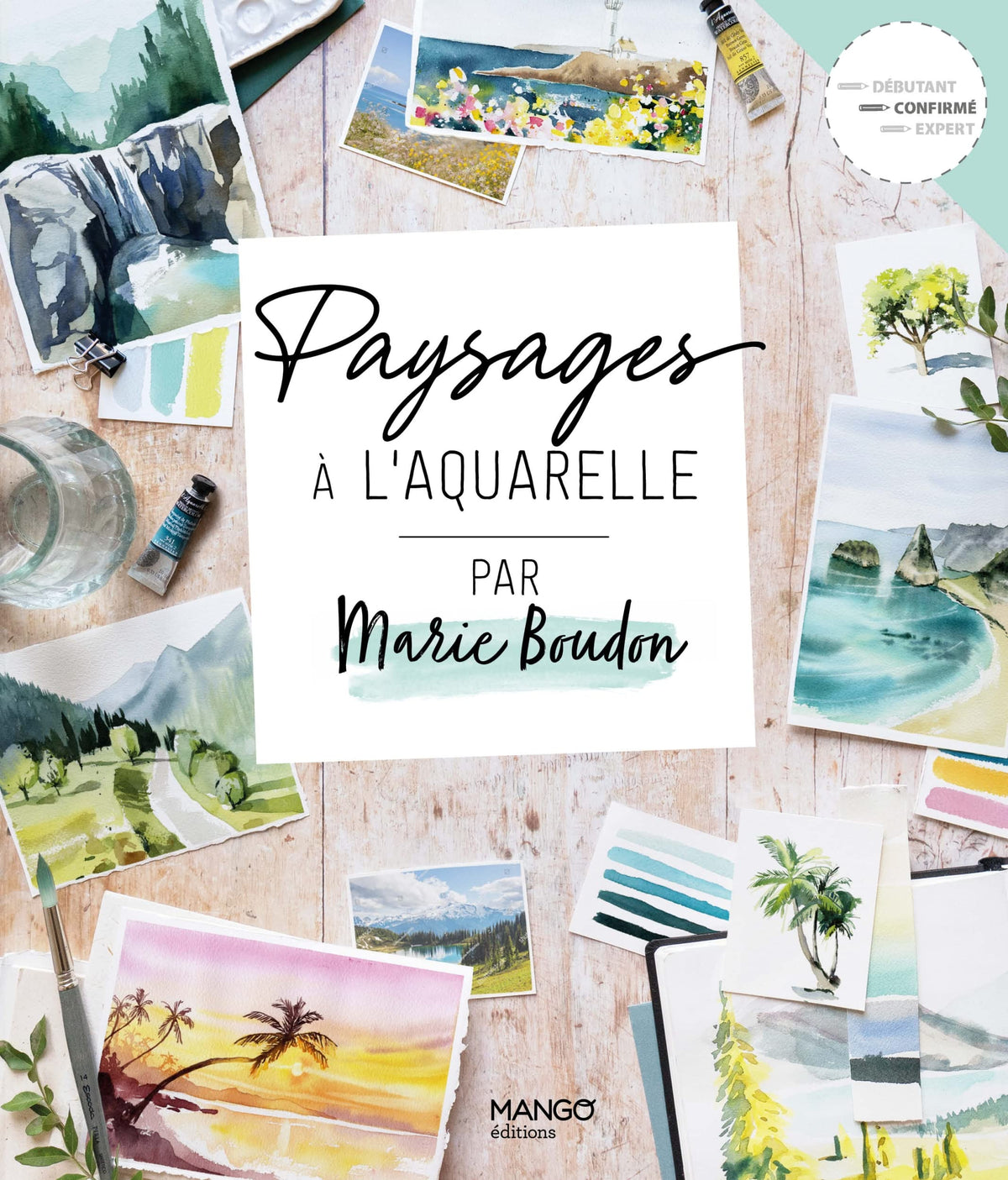 Paysages à l'aquarelle par Marie Boudon 9782317029325