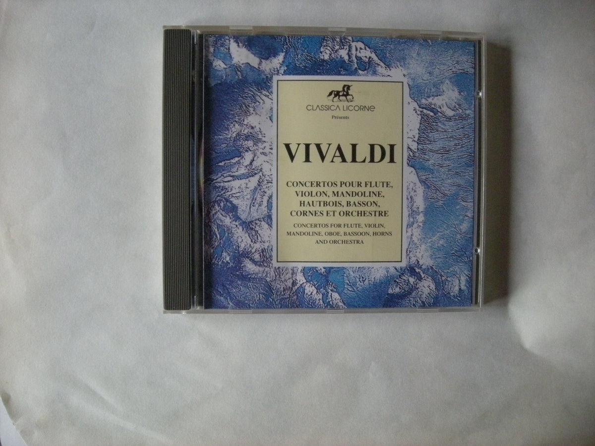 Vivaldi concertos pur flute, violon,maandoline,hautbois,basson, cornes et orchestra 3254567362010