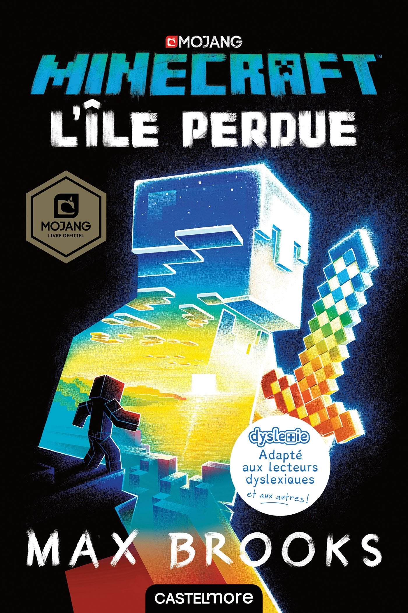 Minecraft officiel : L'Île perdue (version dyslexique) 9782362312298