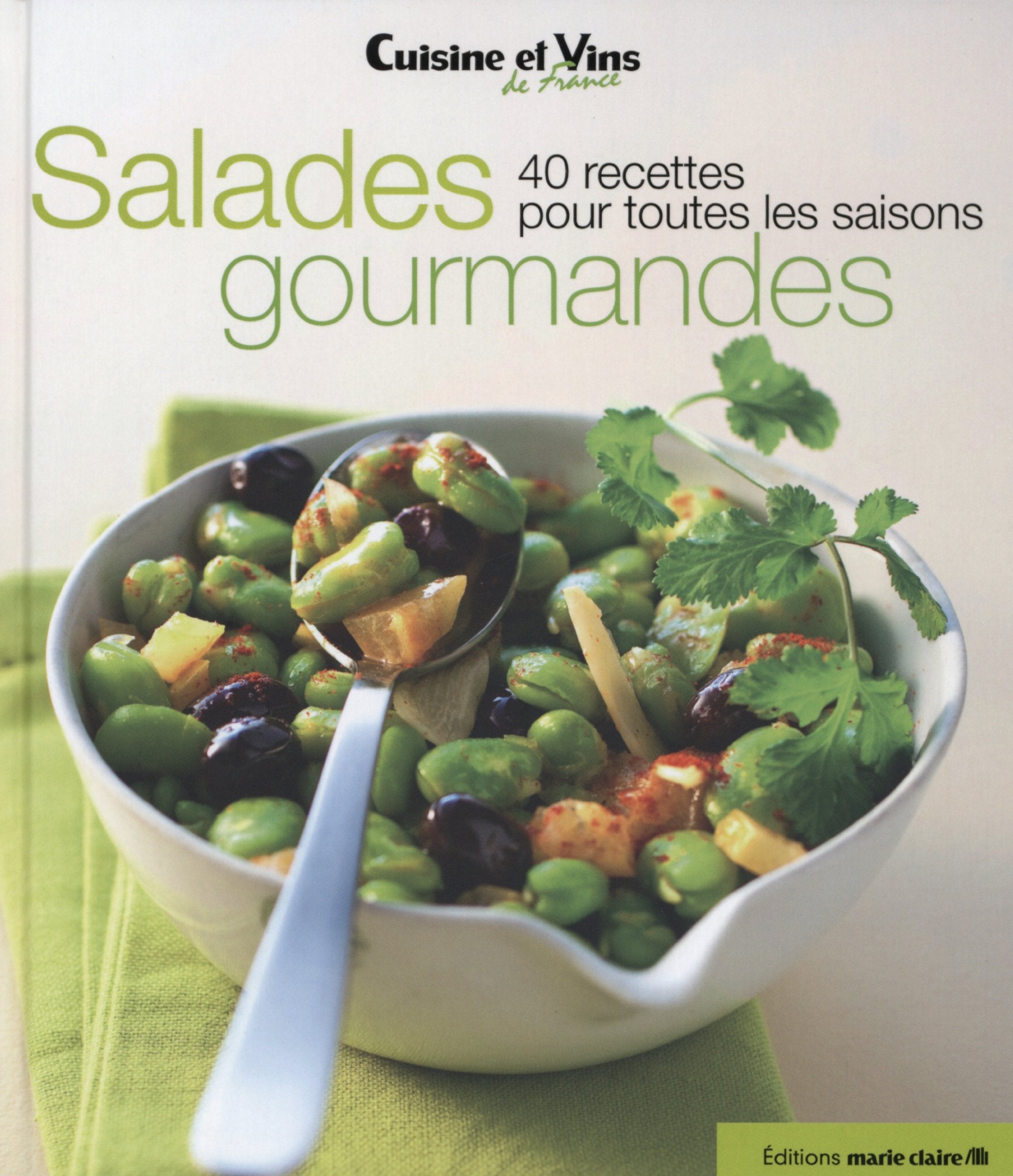 Salades gourmandes: 40 recettes pour toutes les saisons 9782848313993