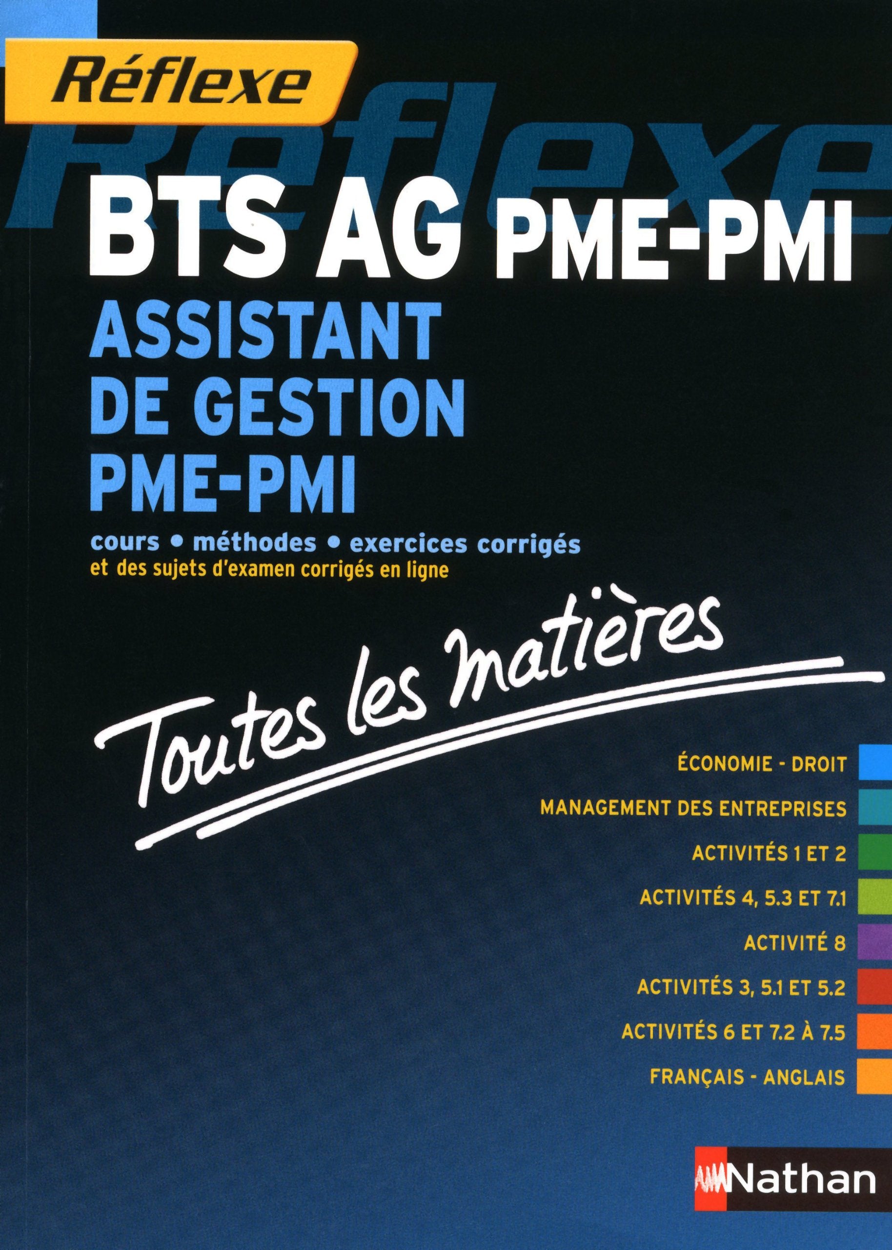 BTS Assistant de gestion PME-PMI 9782091614267