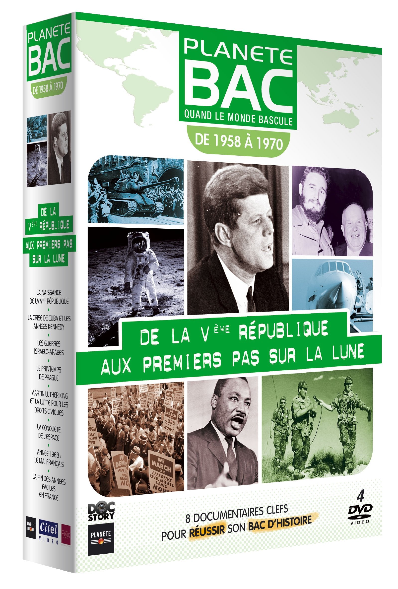 Planète Bac - Quand le monde bascule - Coffret 2 : 1958-1970 3309450033710