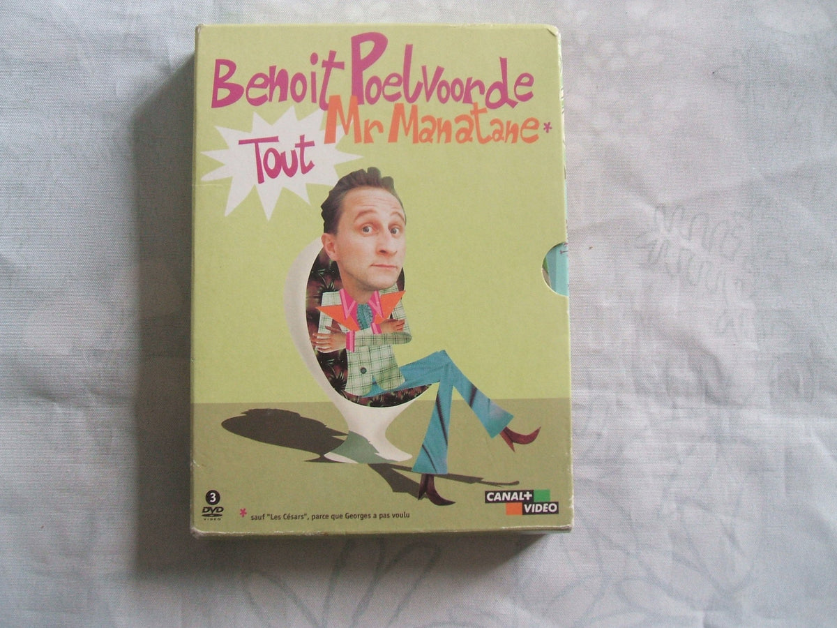 Benoît Poelvoorde : Tout Mr Manatane, L'Intégrale (33 épisodes) - Coffret 3 DVD 3259130214703