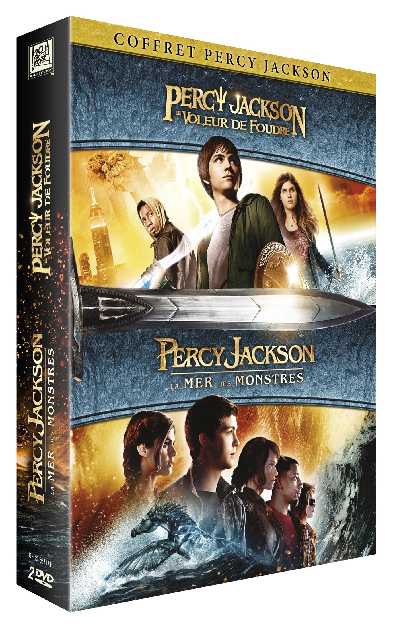 Voleur de Foudre + Percy Jackson 2 : La mer des Monstres 3344428055042