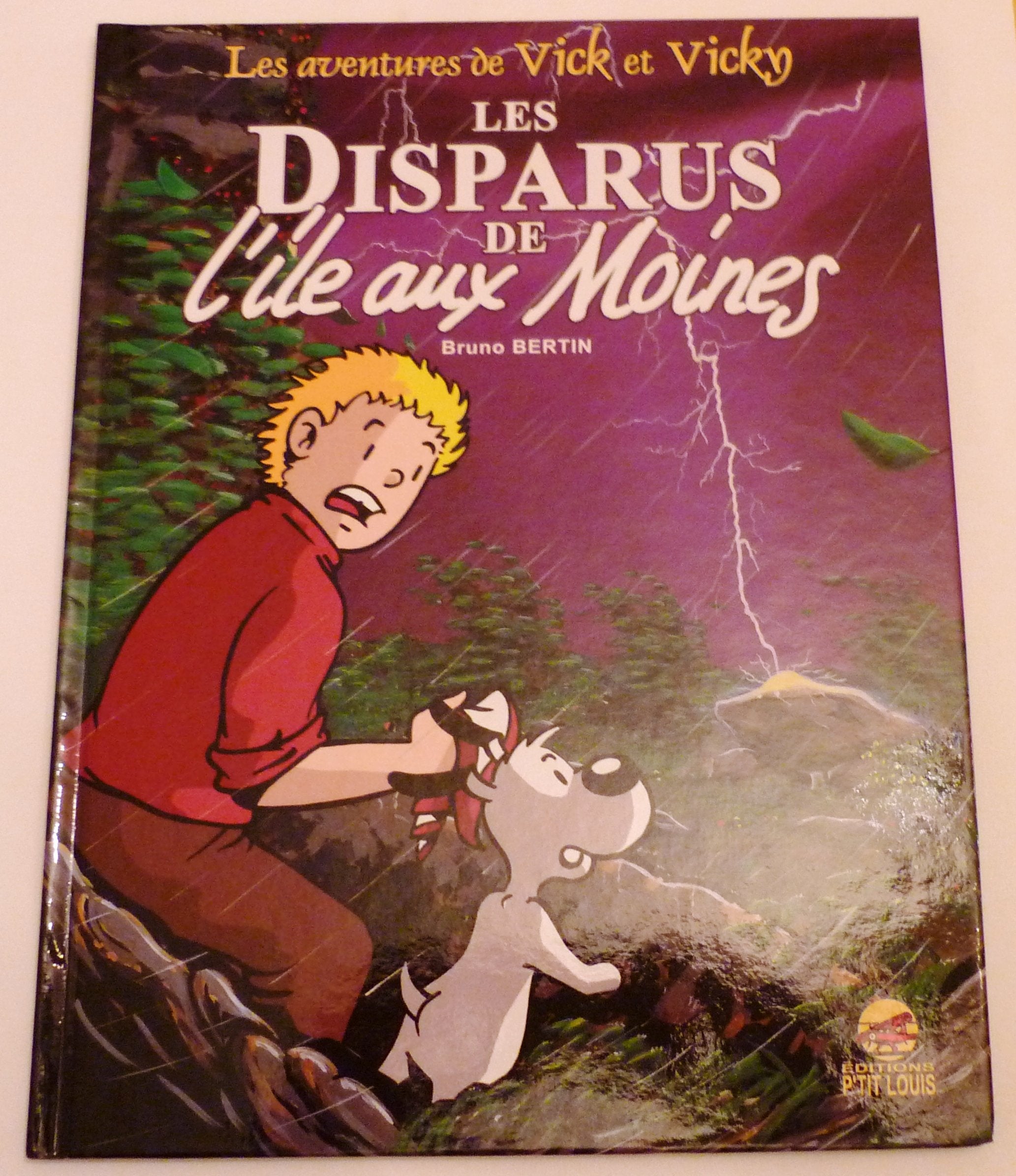 Les aventures de vick et vicky, n° 3 : Les disparus de l'ile aux moines 9782950716446