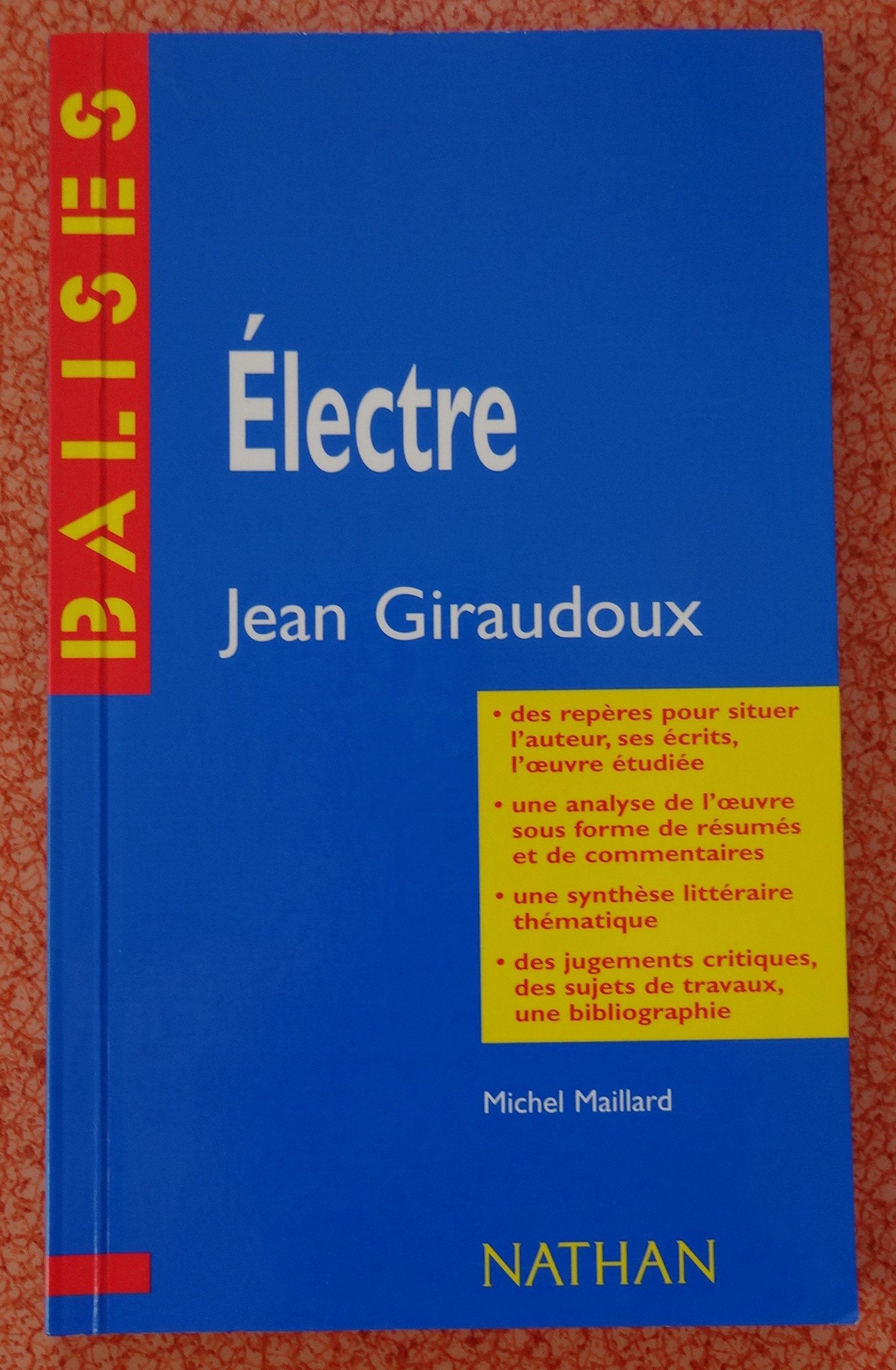 Electre, Jean Giraudoux 9782091807386