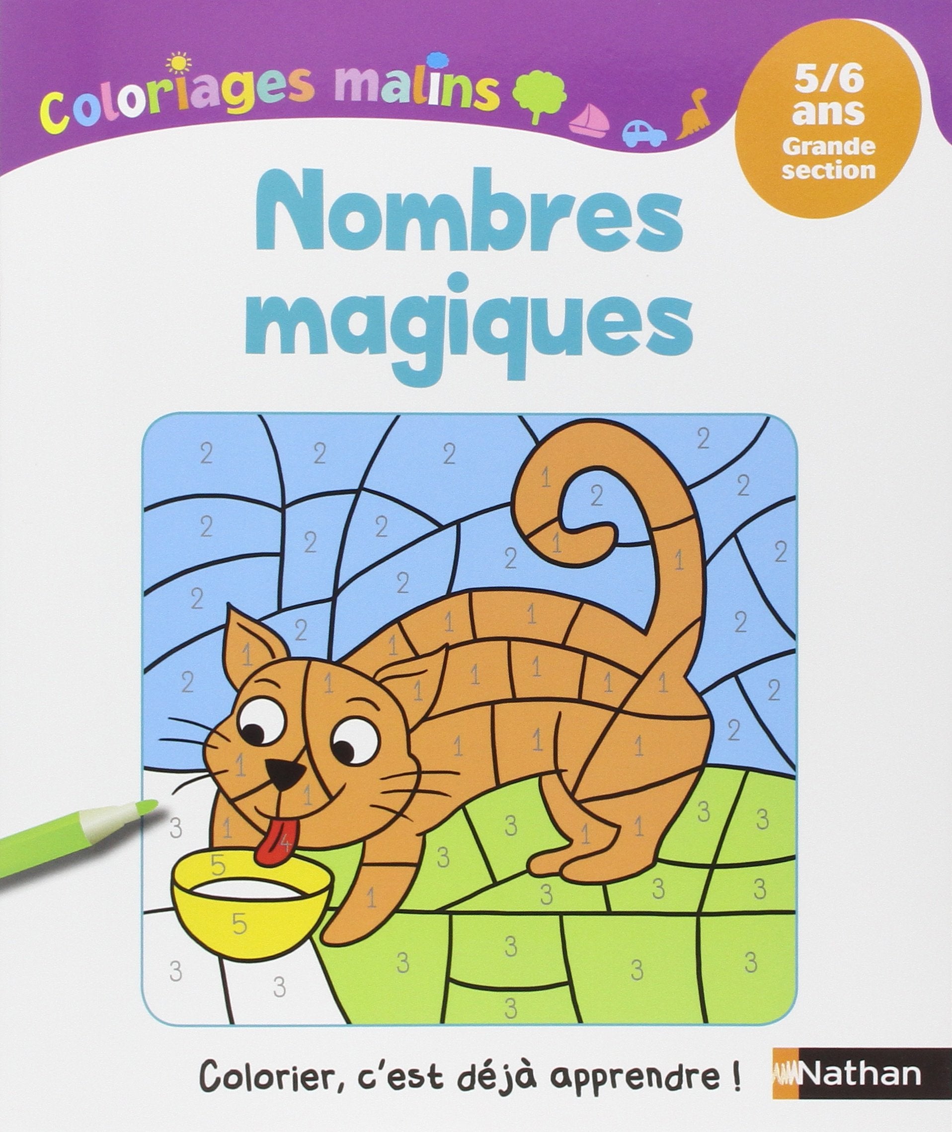 Coloriages Malins - Nombres Magiques GS 9782091869278