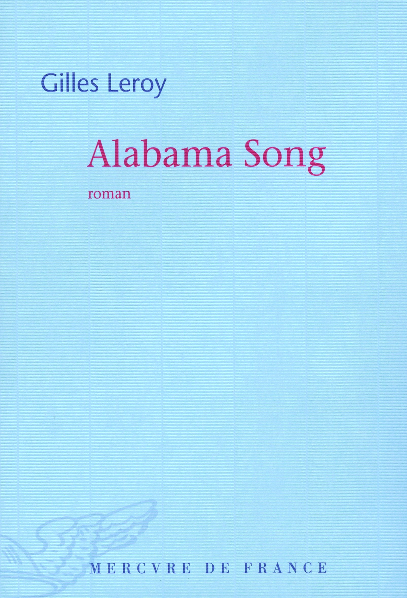 Alabama Song 9782715226456