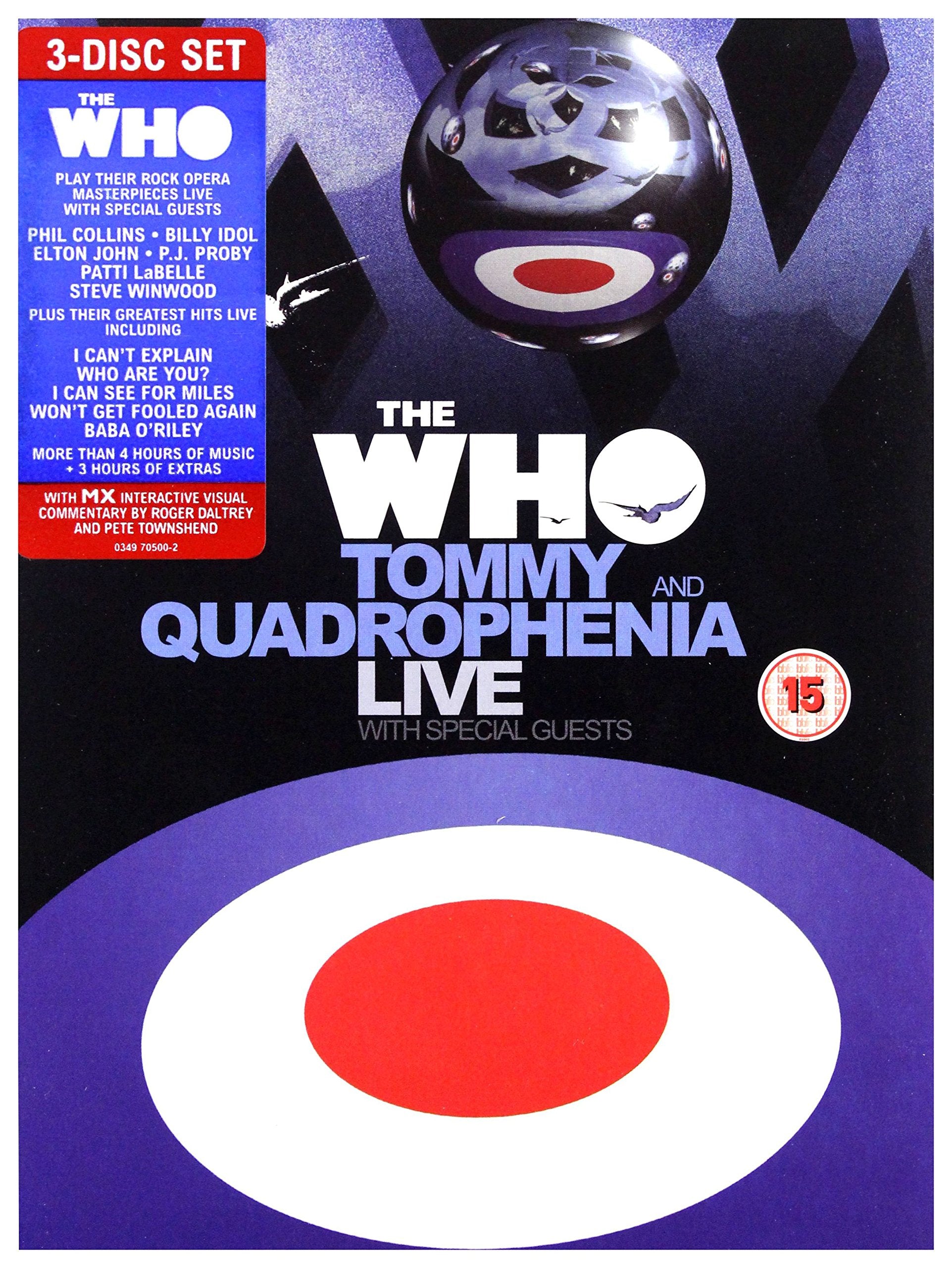 The Who : Tommy and Quadrophenia Live with special guests - Coffret Digipack 3 DVD 9786309758392
