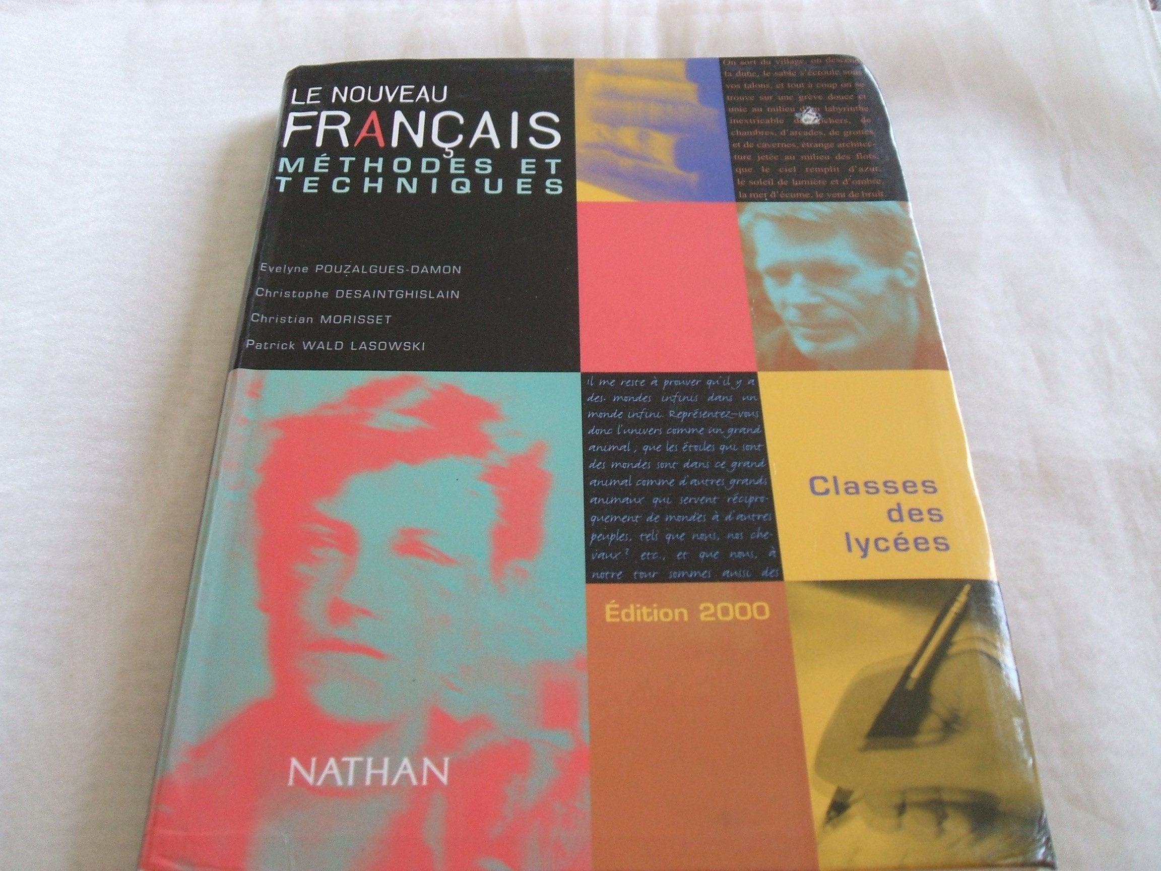 Le nouveau français, méthodes et techniques, classes des lycées 9782091787435
