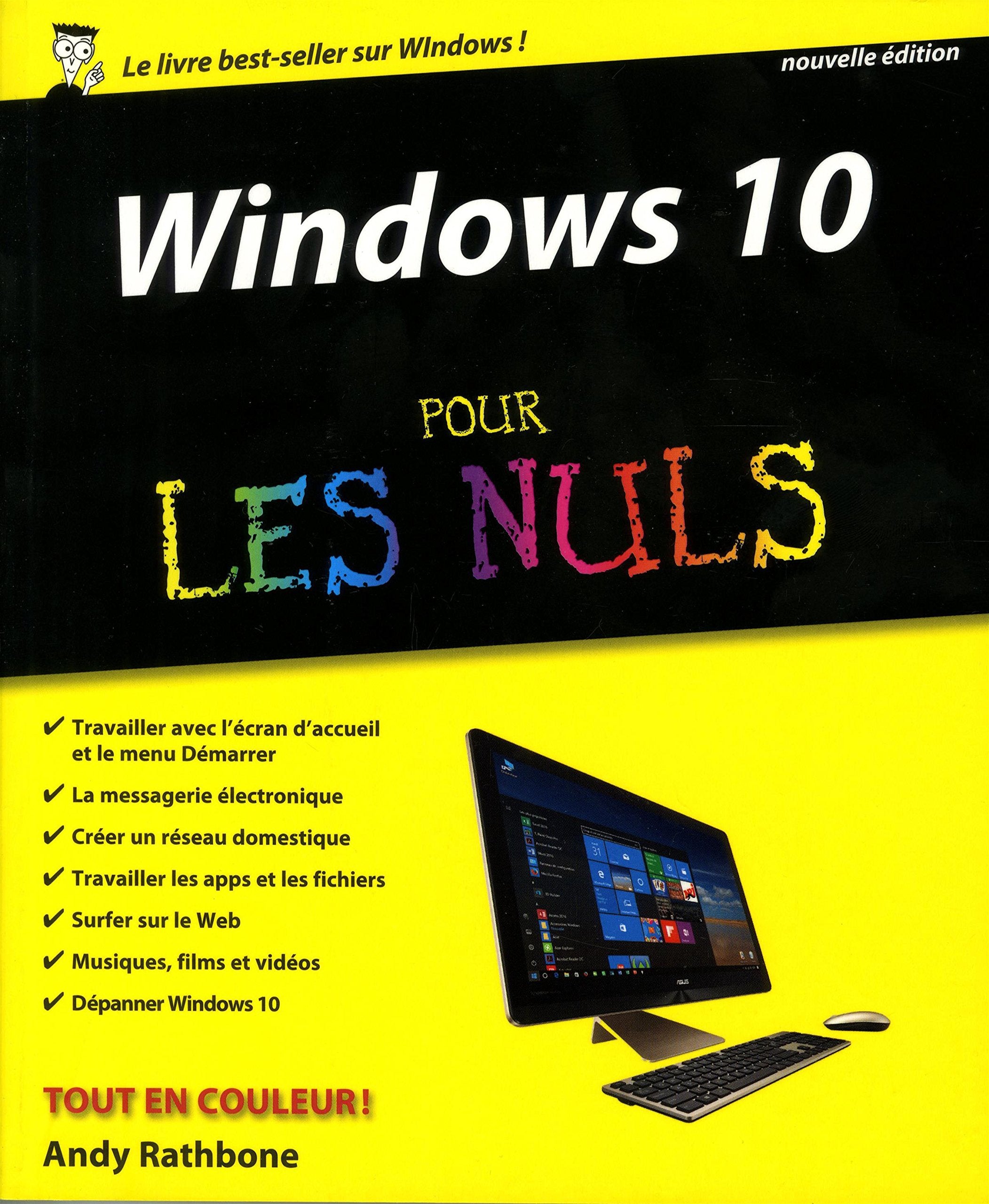 Windows 10 Pour les Nuls NE 9782754087599