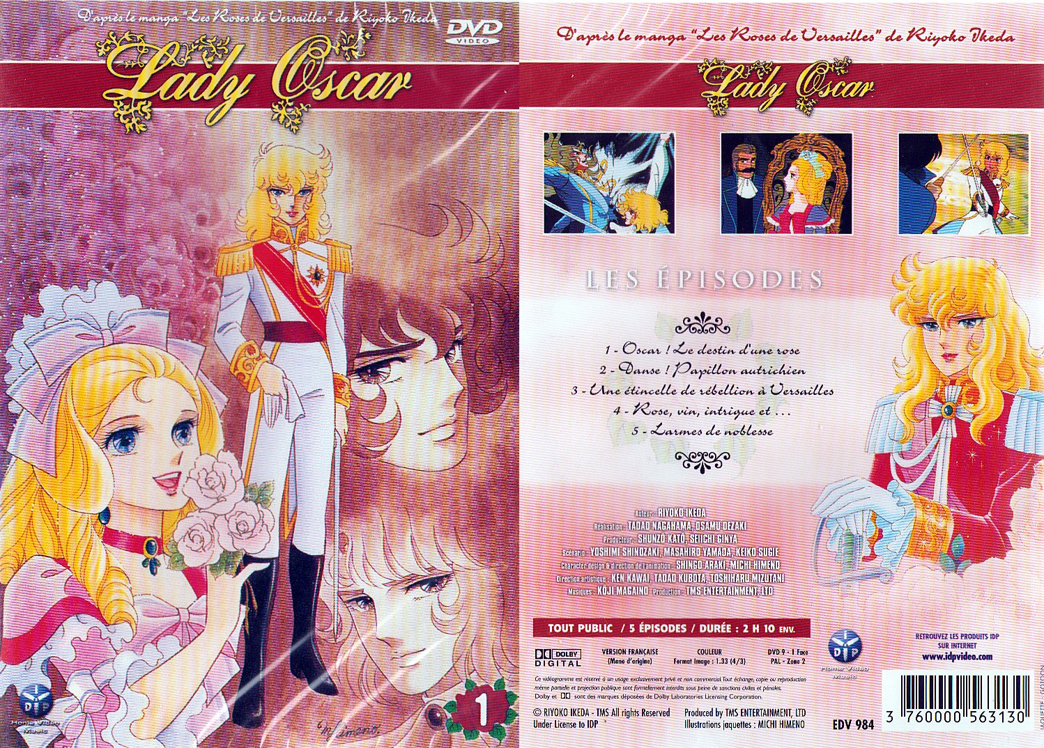 Coffret Lady Oscar - Vol. 1 3760000563130