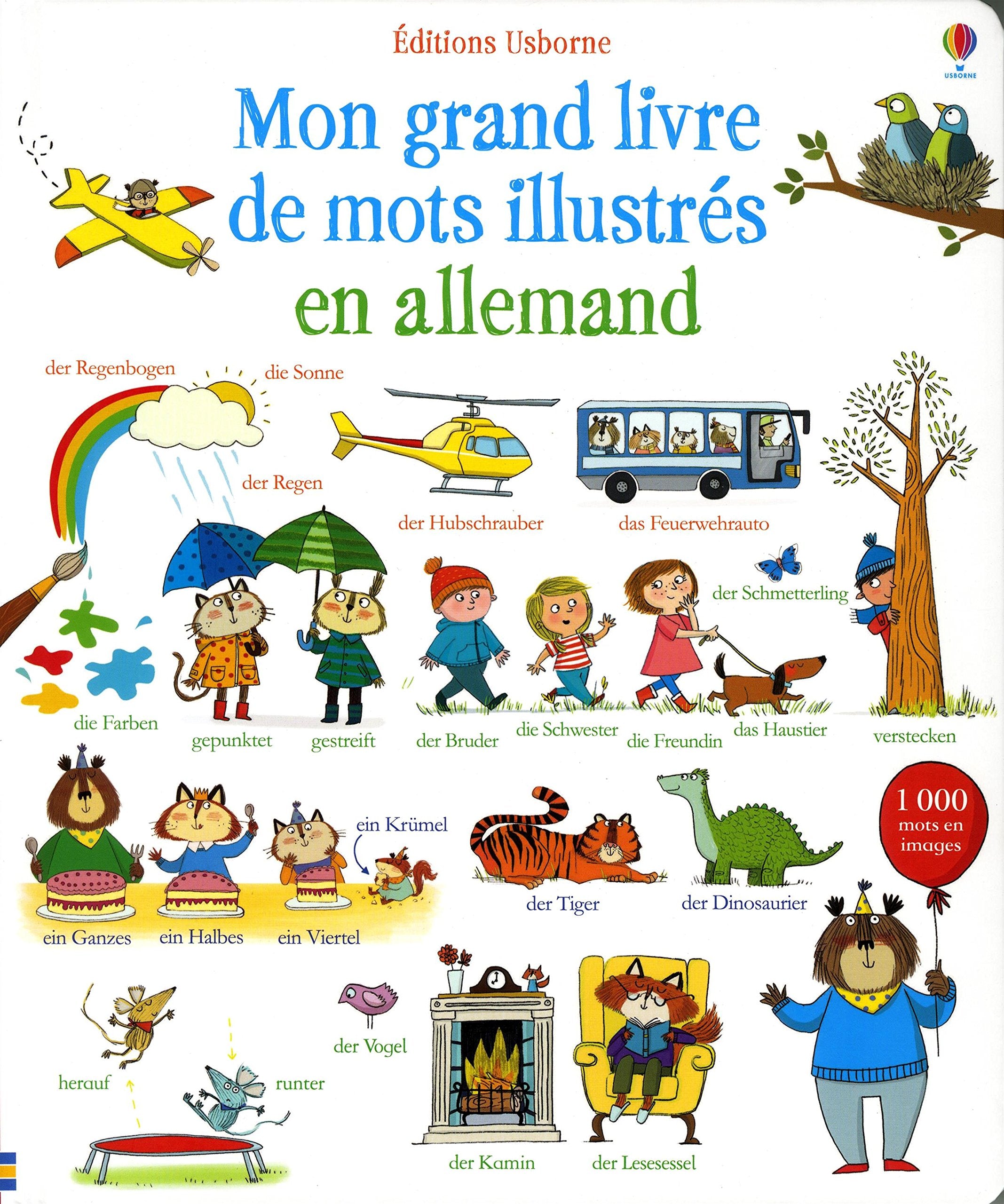 Mon grand livre de mots illustrés en allemand 9781474916752