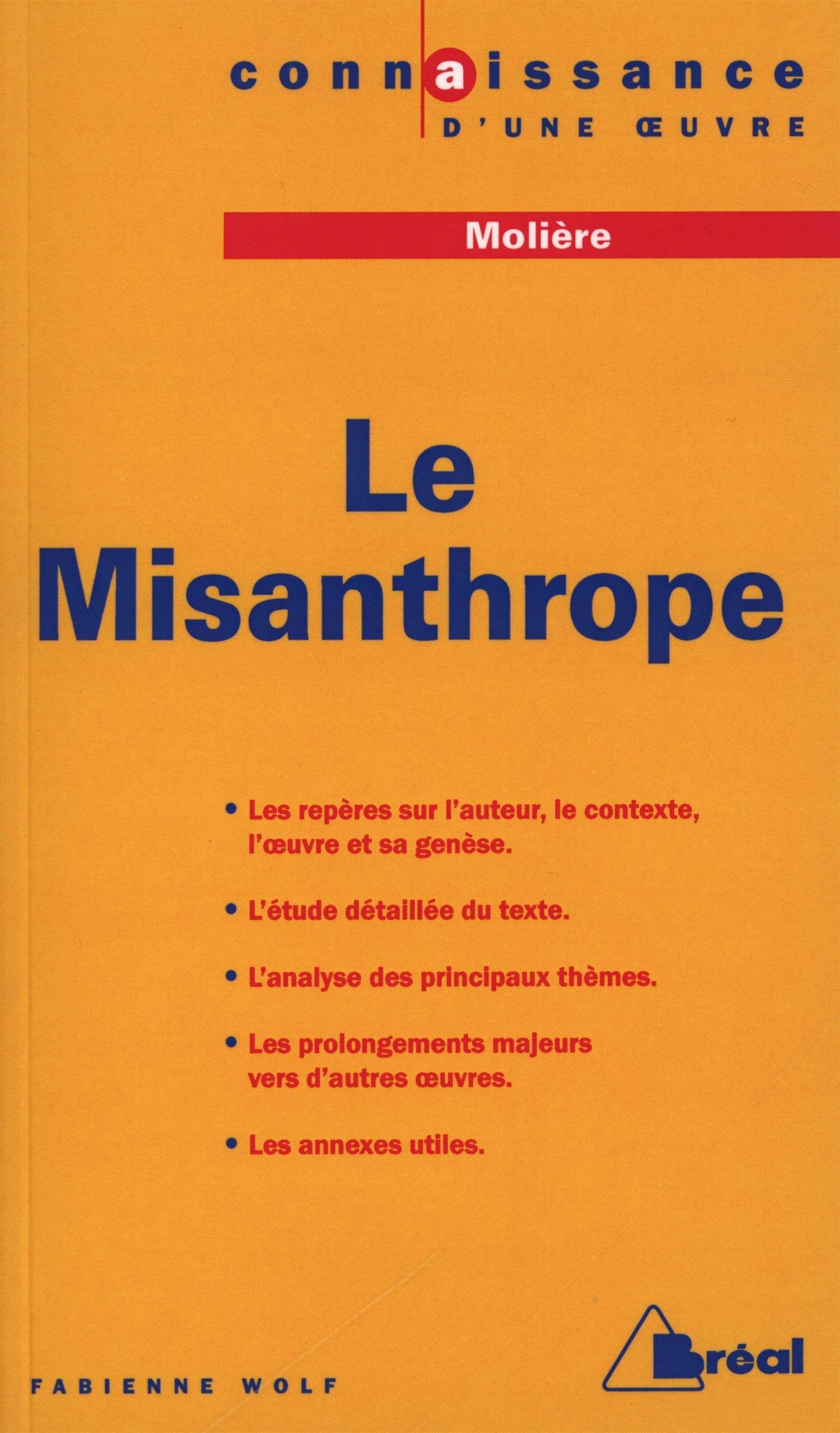 Le misanthrope - Molière 9782749502021