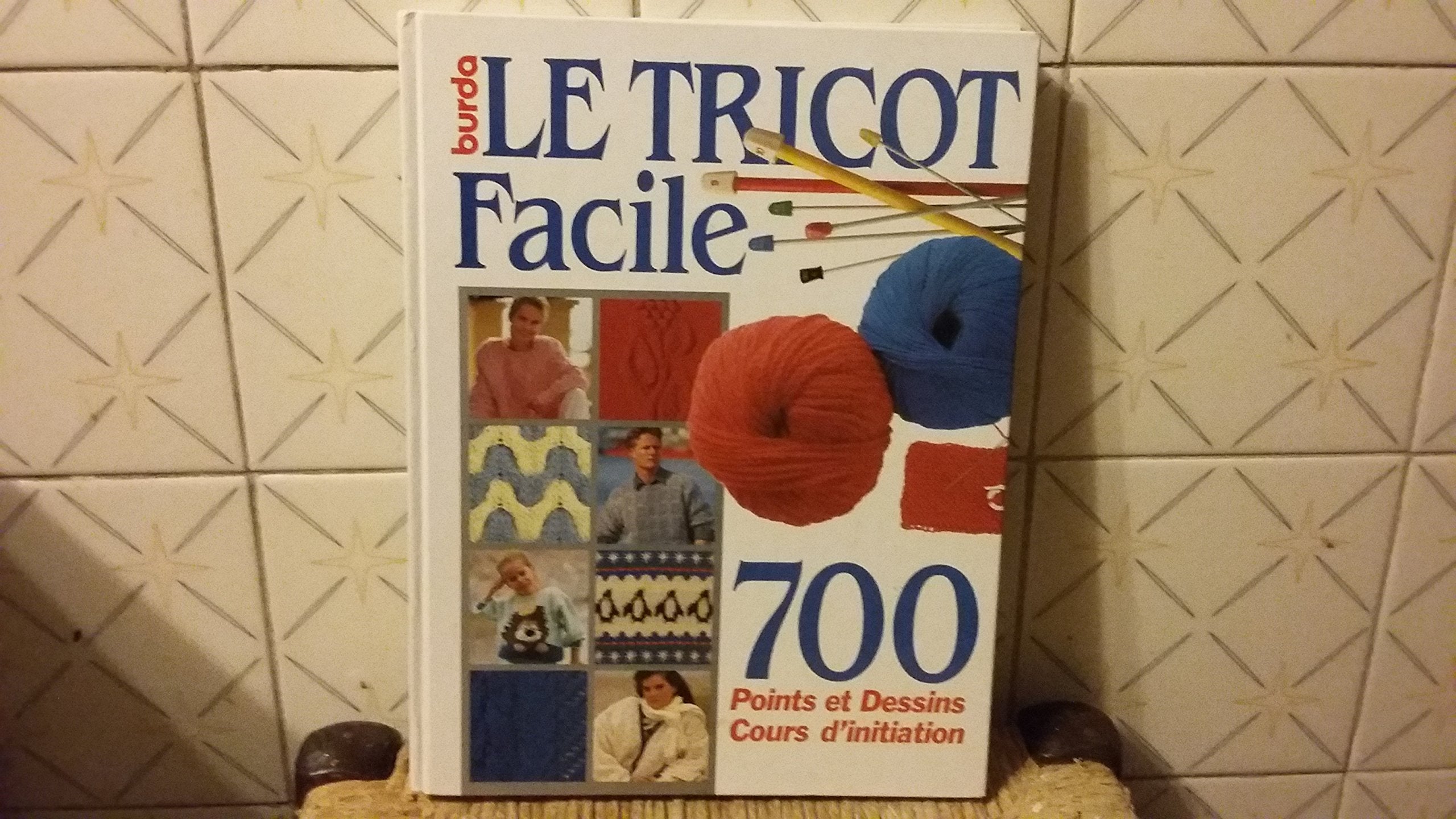 le tricot facile 700 points et dessins cours d'initiation Burda 