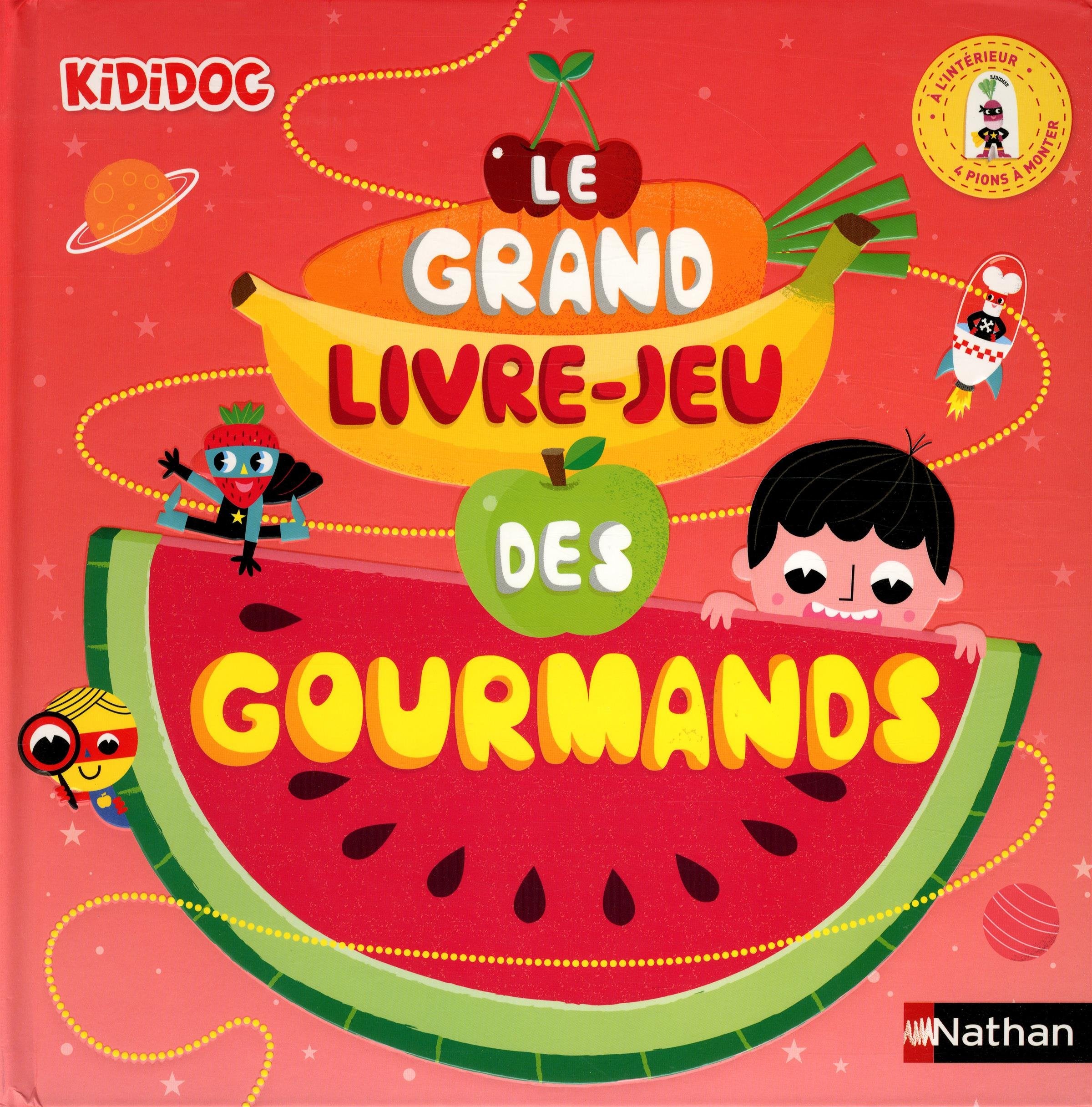 Le grand livre-jeu des gourmands 9782092557792