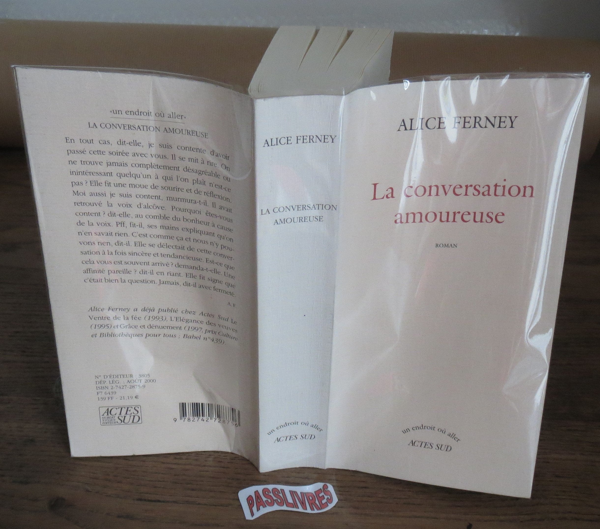 La conversation amoureuse 9782742728756