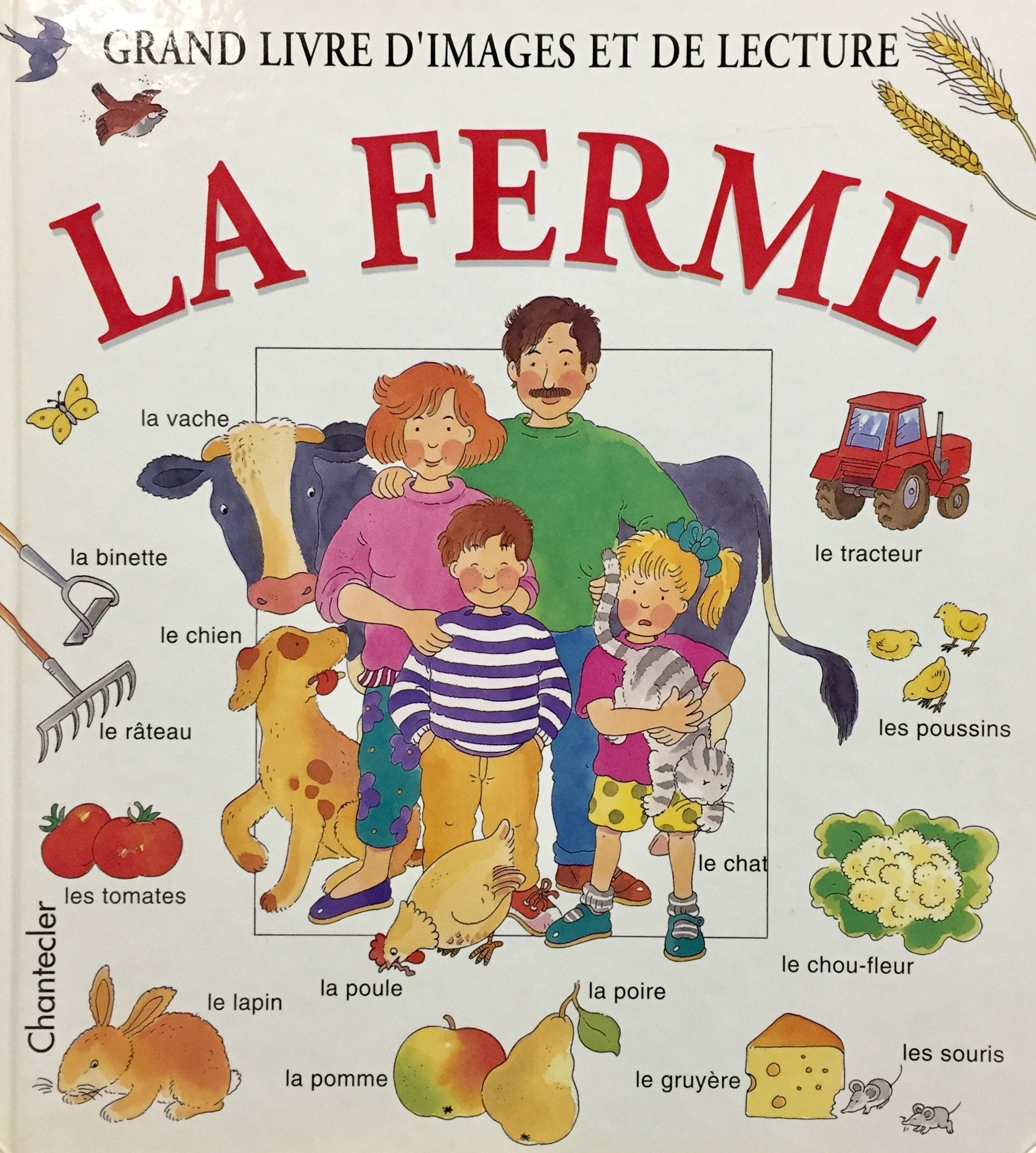 Grand Livre D'Images Et De Lecture. La Ferme 9782803432233