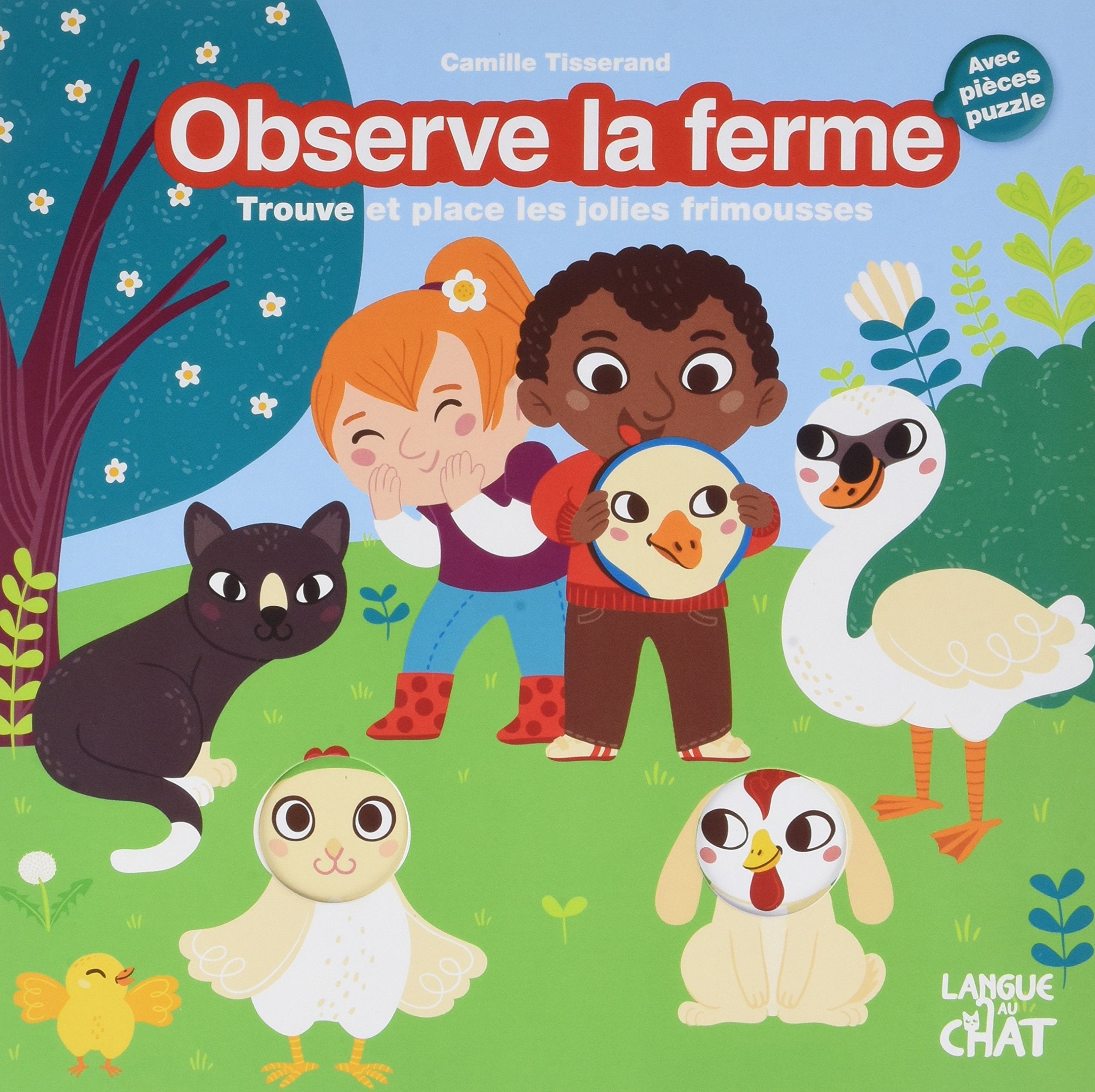 Observe la ferme - Trouve et place les jolies frimousses 9782806308610