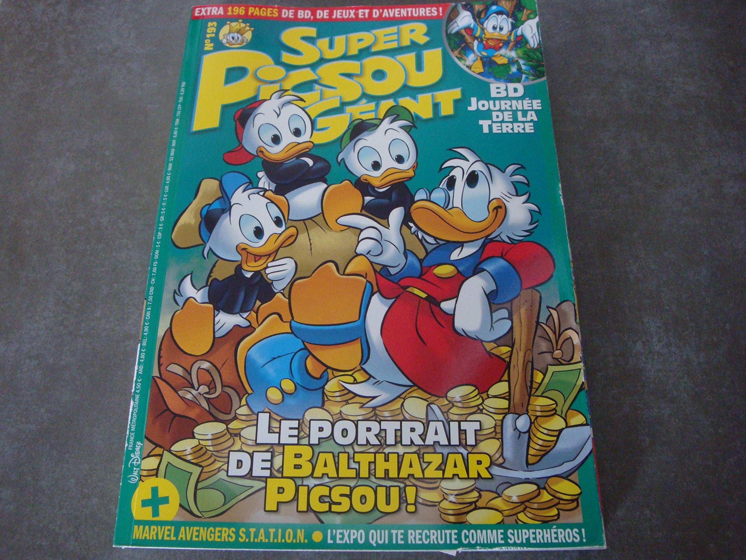 SUPER PICSOU GÉANT N°193 !! "LE PORTRAIT DE BALTHAZAR PICSOU ! 3250262219345