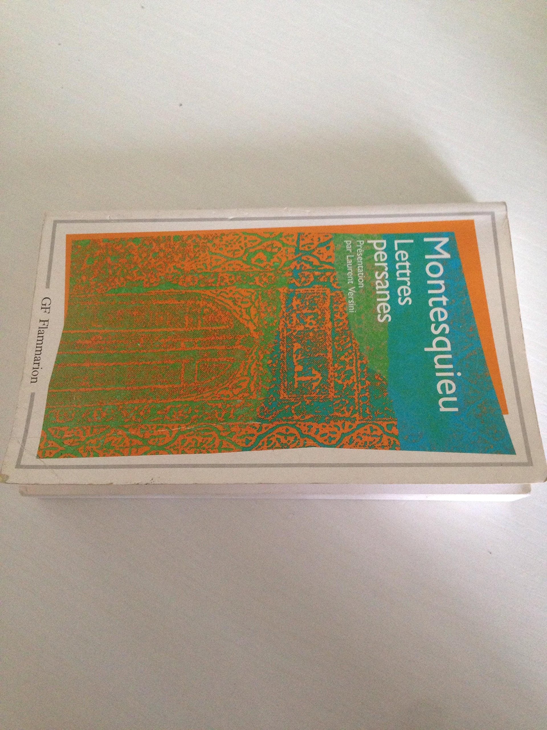 Lettres persanes 9782080708441