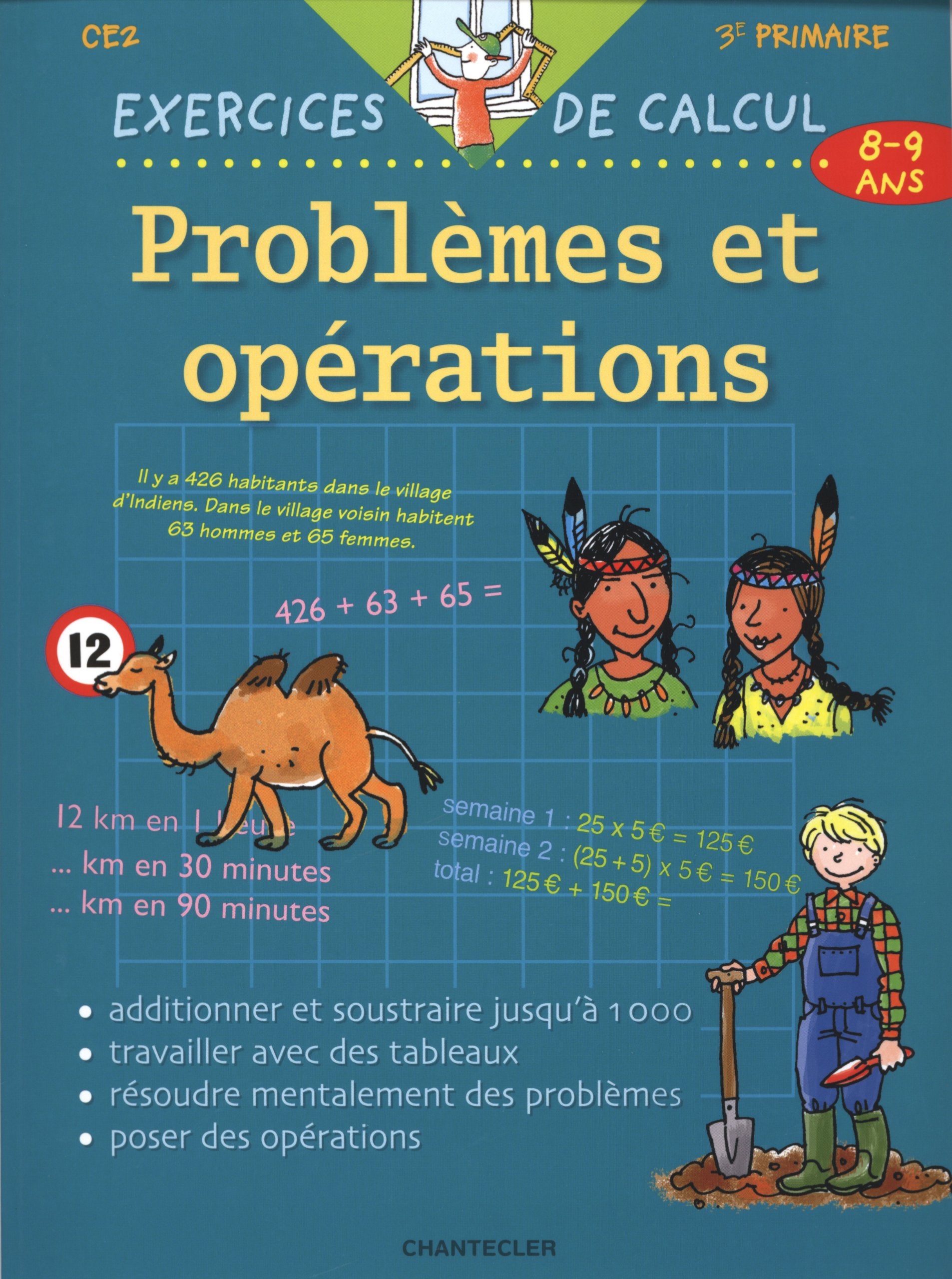 Problèmes et opérations : 8-9 ans 9782803453443