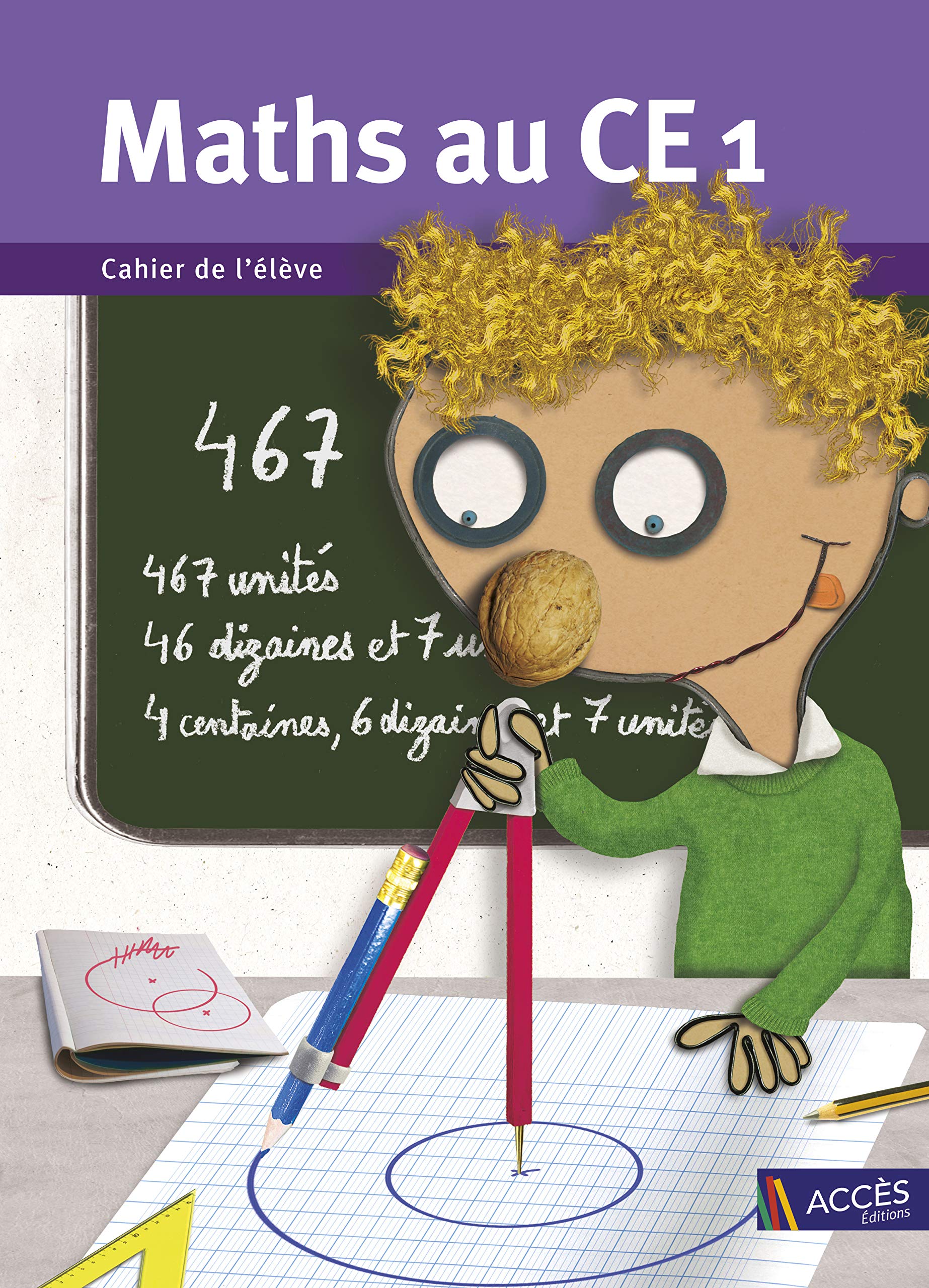 Cahier de l'élève Maths au CE1: Pack en 5 volumes 9782916662244