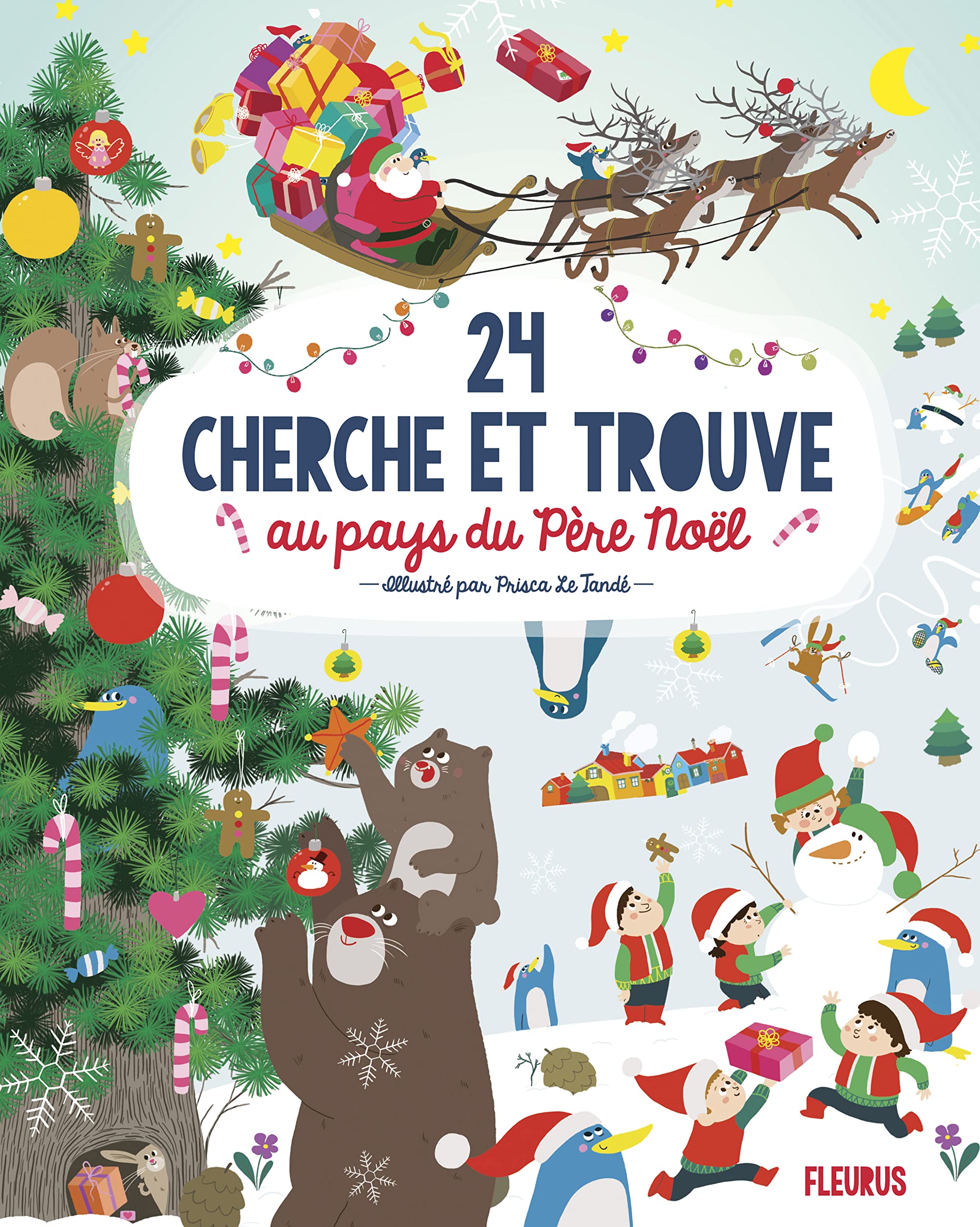 24 cherche et trouve au pays du Père Noël 9782215125648