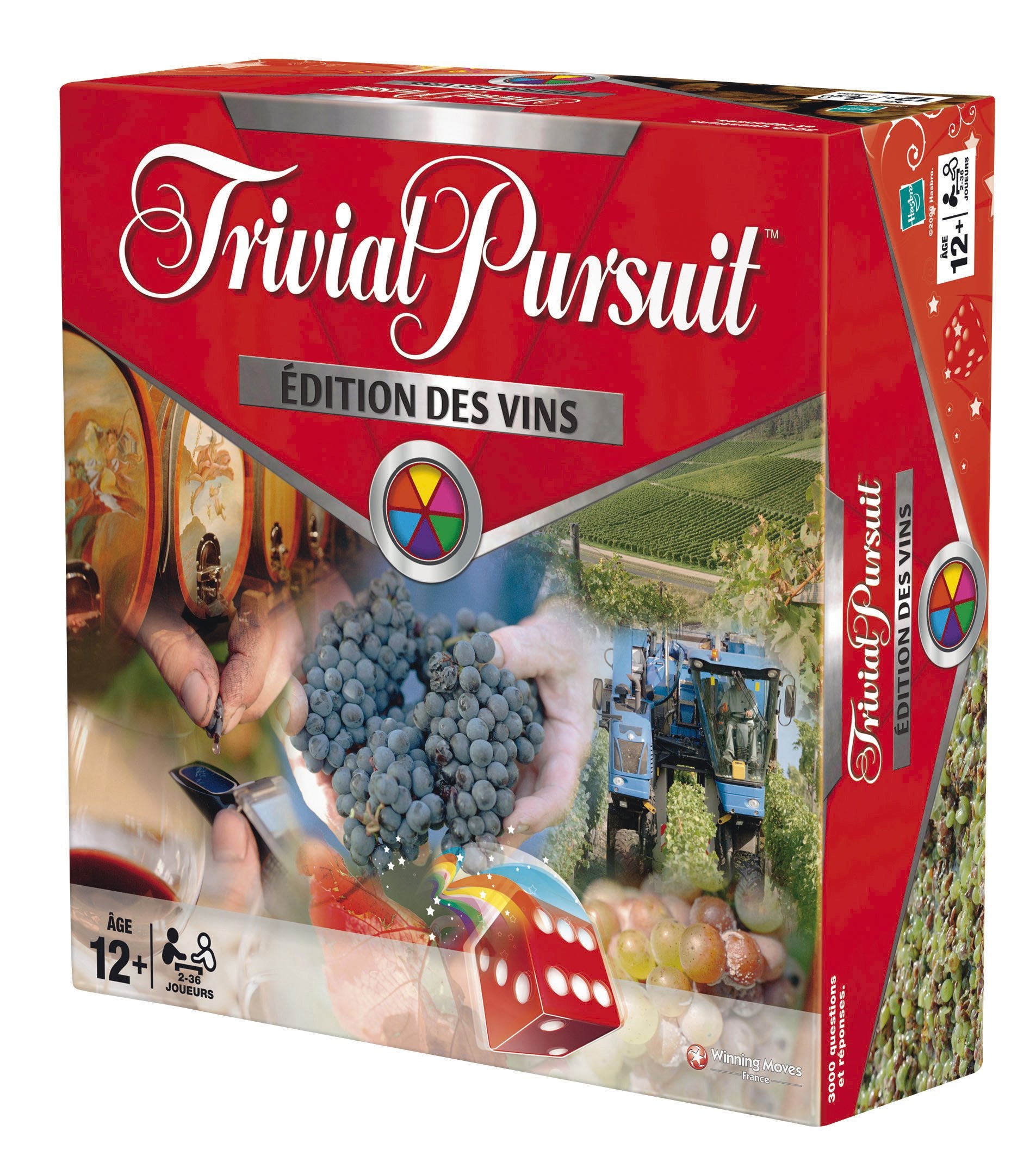 Winning Moves - 0331 - Jeu de société - Trivial Pursuit VINS 3700126903311