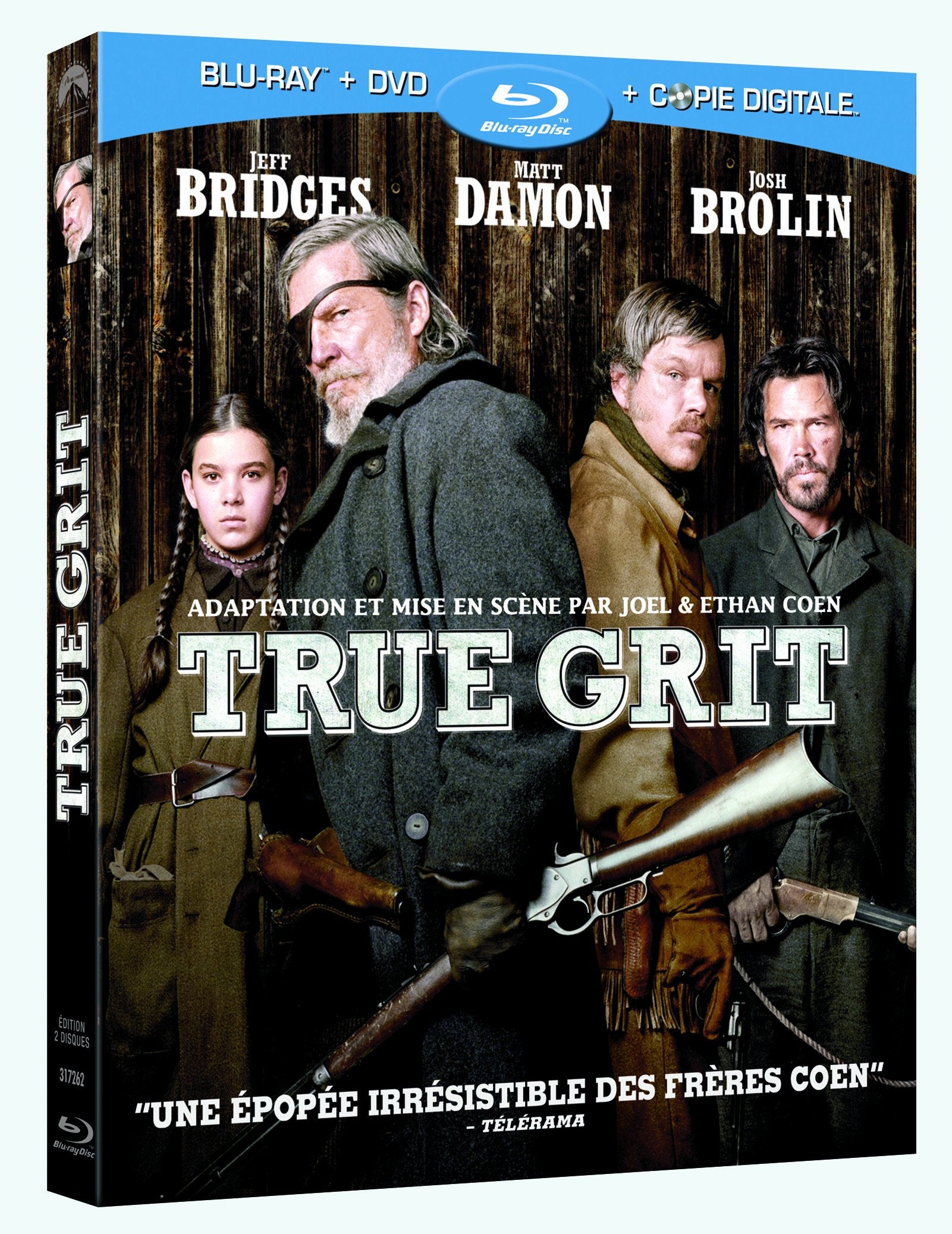 True Grit [Combo Blu-Ray + DVD + Copie Digitale] 3333973172625