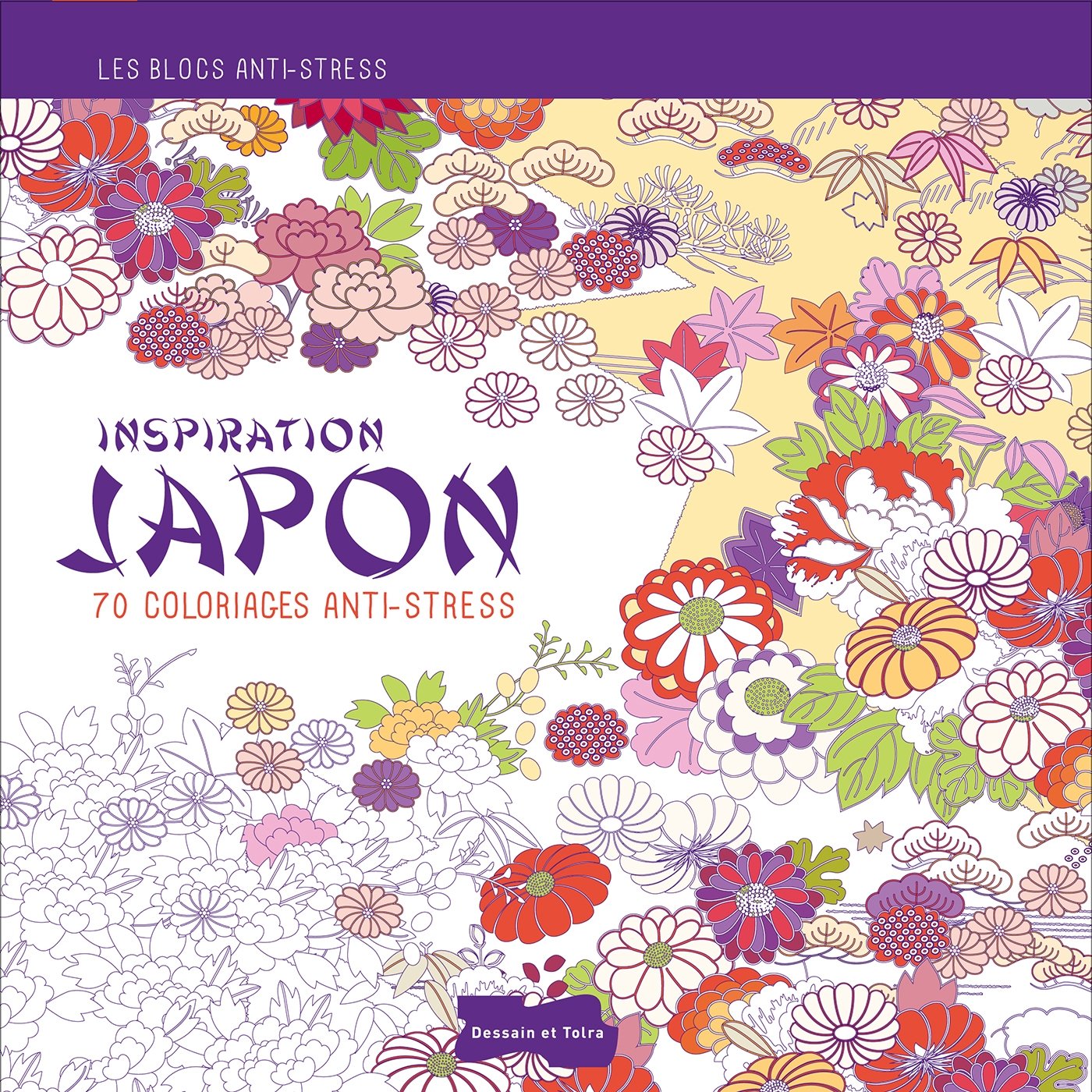 Inspiration Japon, 70 coloriages anti-stress 9782295004826
