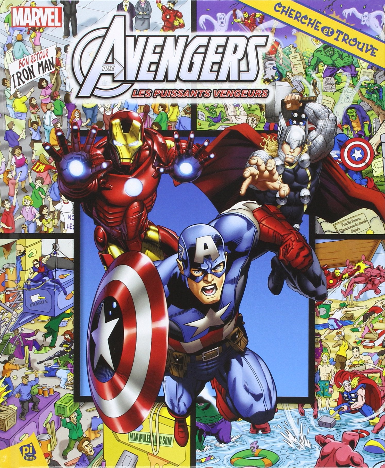 MARVEL AVENGERS - CHERCHE ET TROUVE 9781503705876