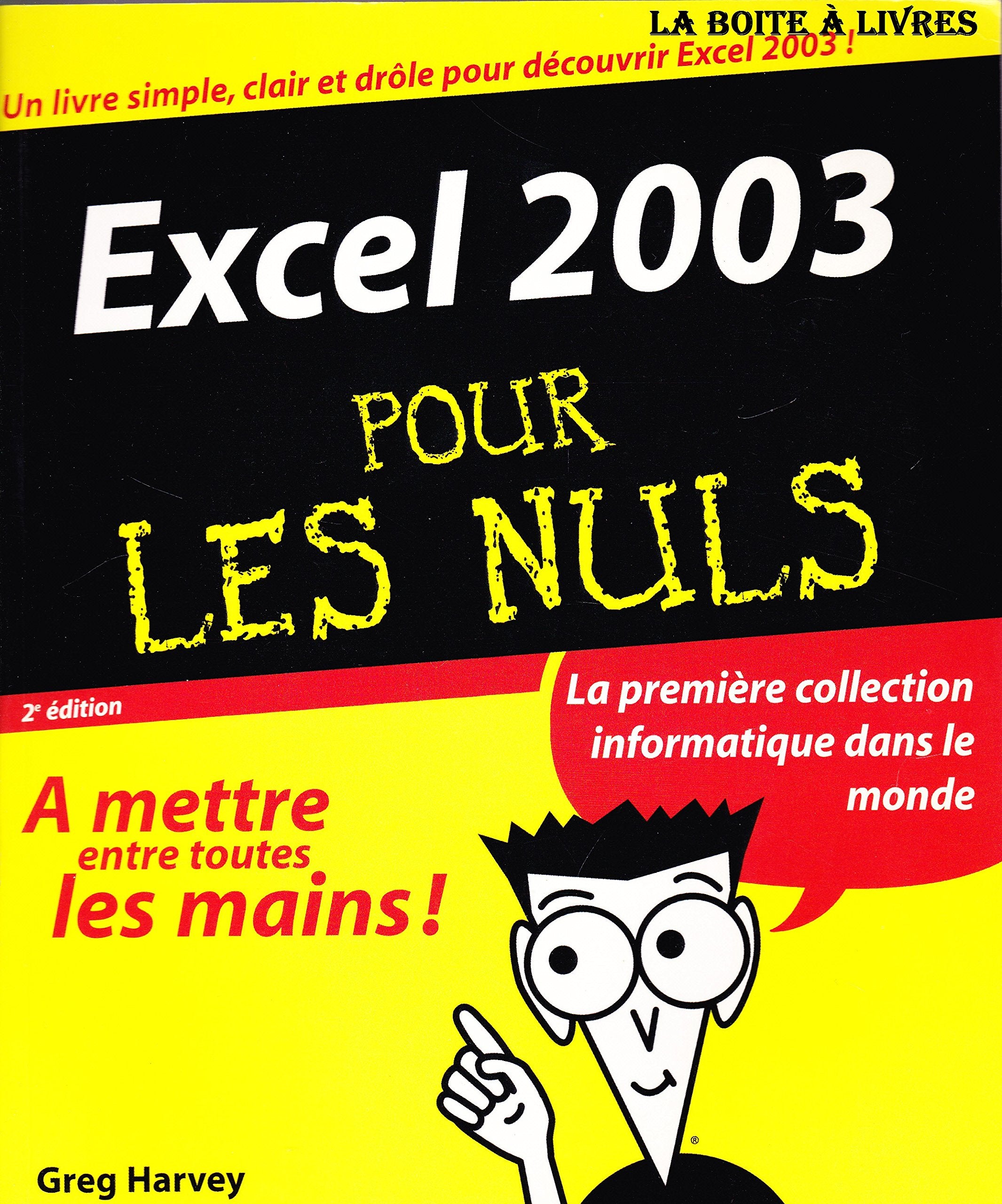 Excel 2003 Pour les Nuls 9782756800172