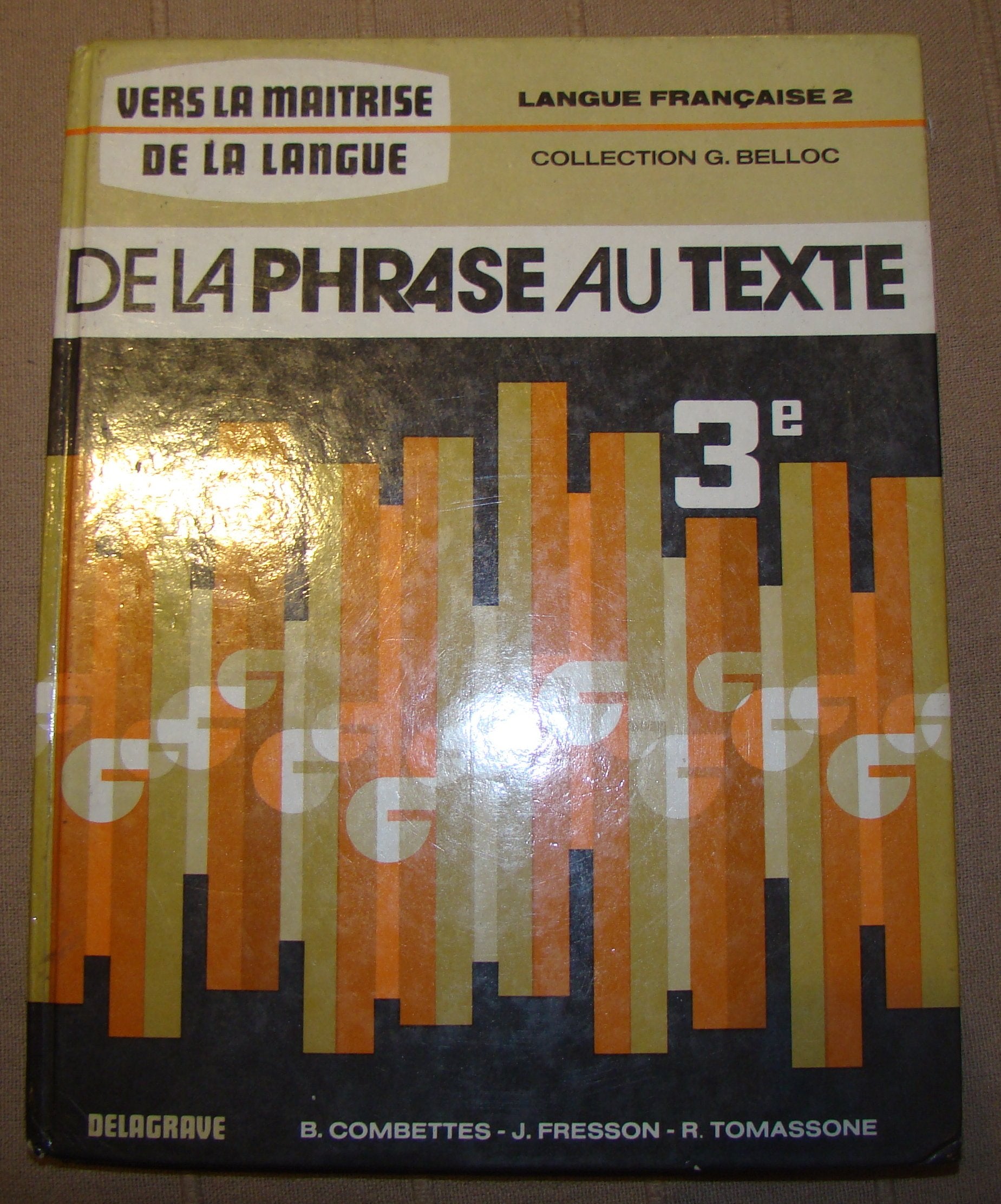 De la phrase au texte, 3e : Guide pédagogique 9782206002651